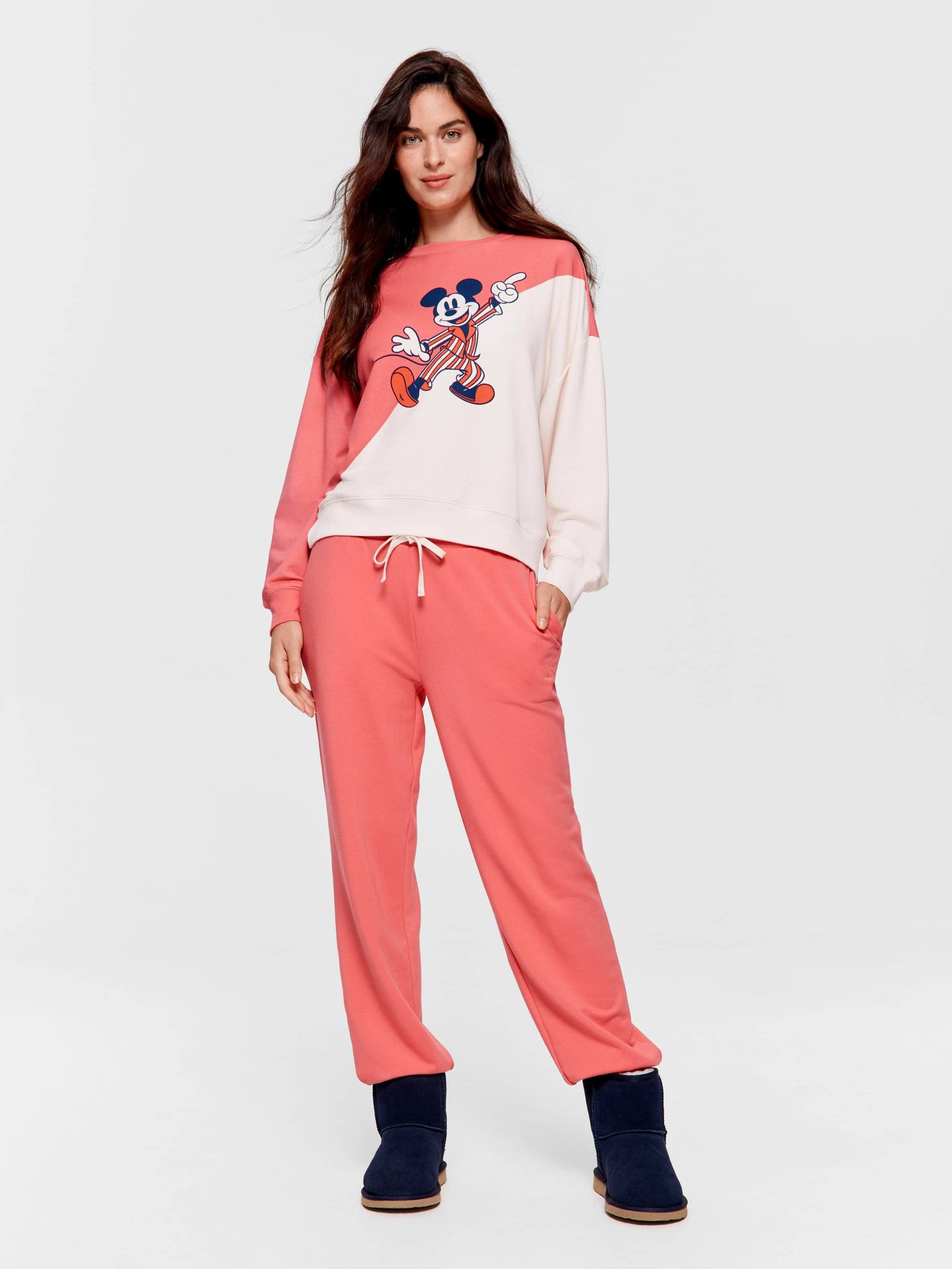 Mickey Mouse Track Sweater Red