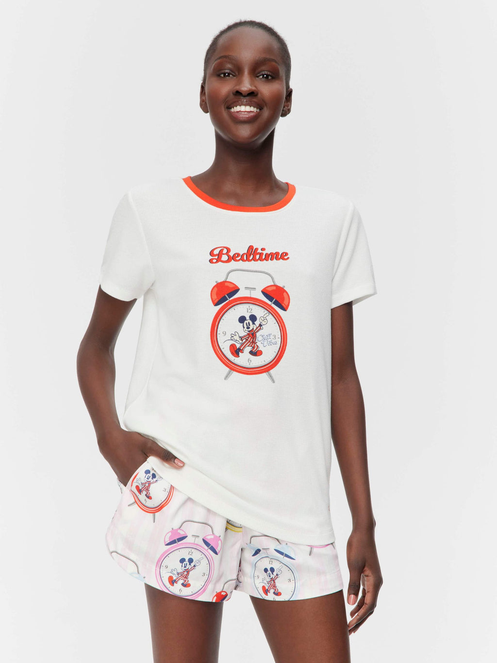 Wake Up Mickey Mouse Waffle Tee Cream