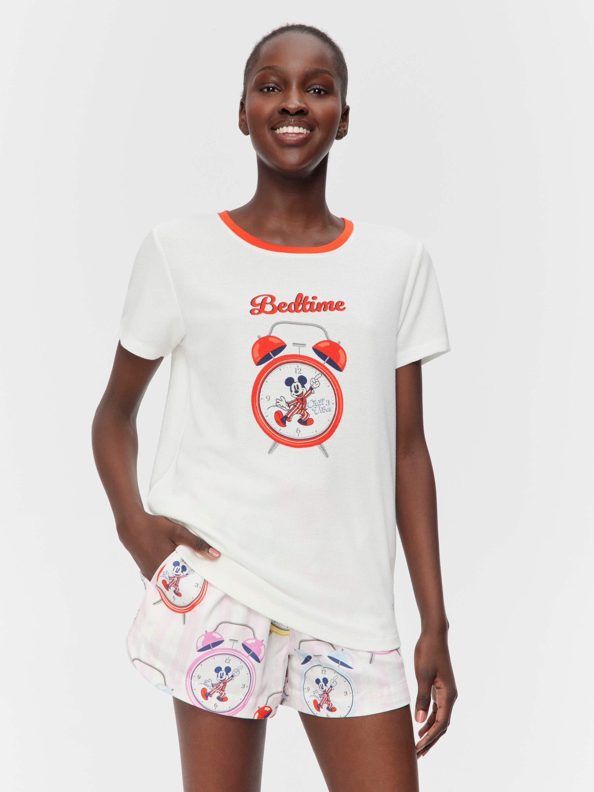 Wake Up Mickey Mouse Waffle Tee Cream