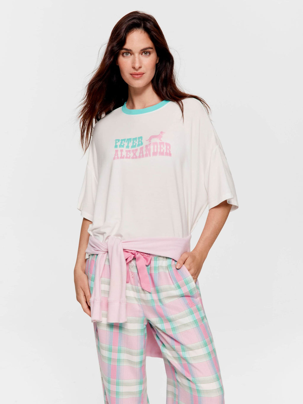 Peter Alexander Western Oversized Tee Cream