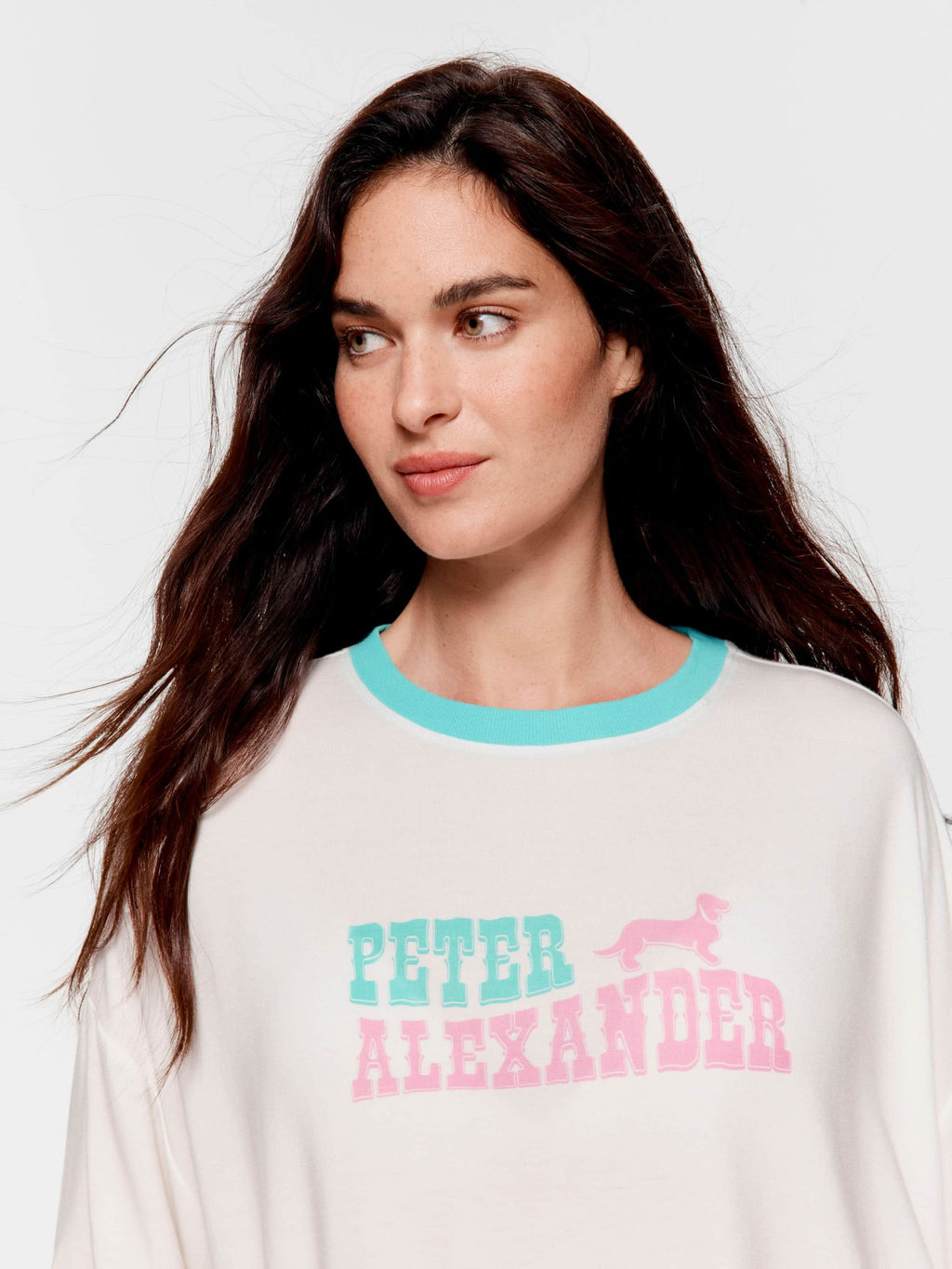 Peter Alexander Western Oversized Tee Cream