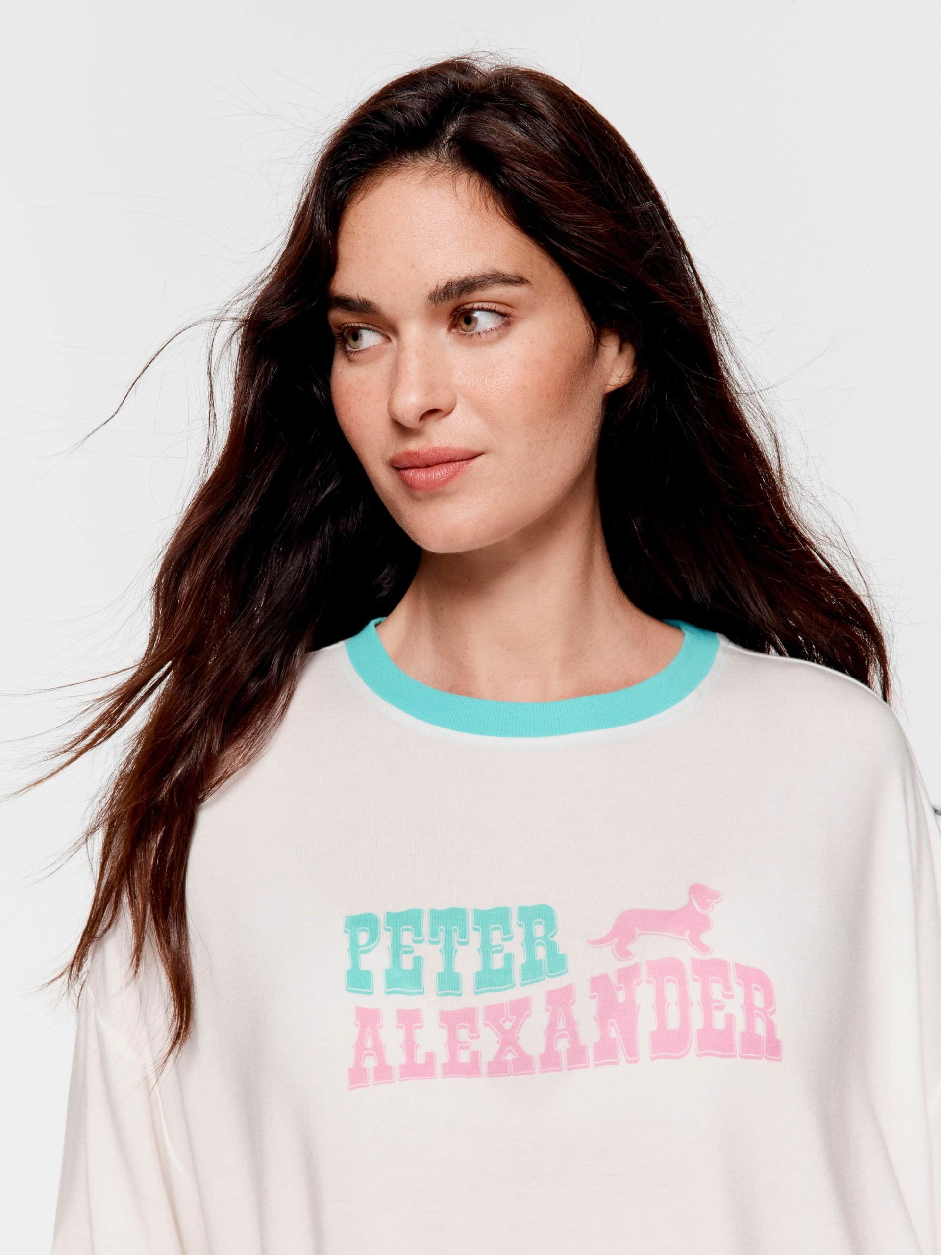 Peter Alexander Western Oversized Tee Cream