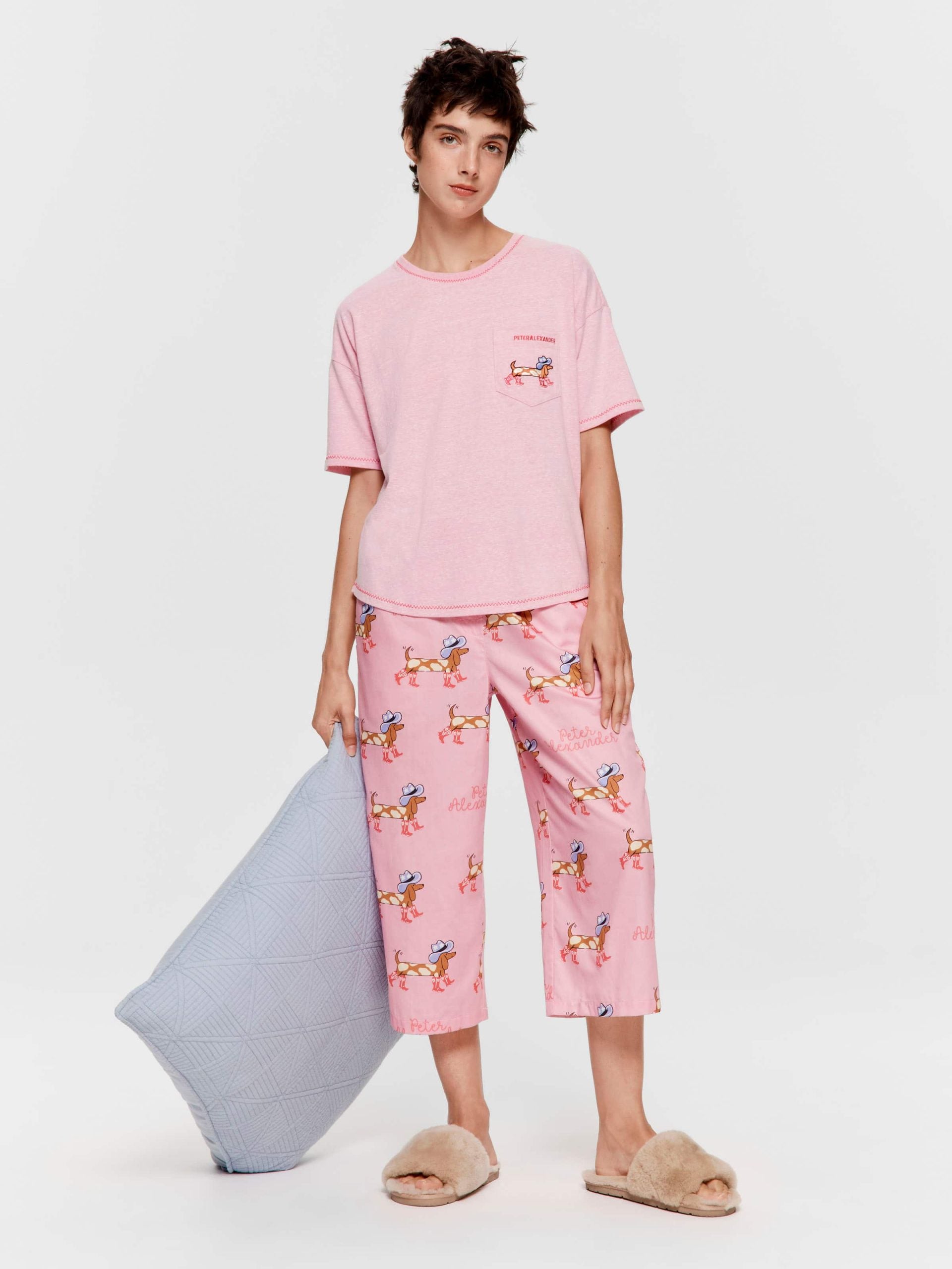 Cowdog Tee Pale Pink
