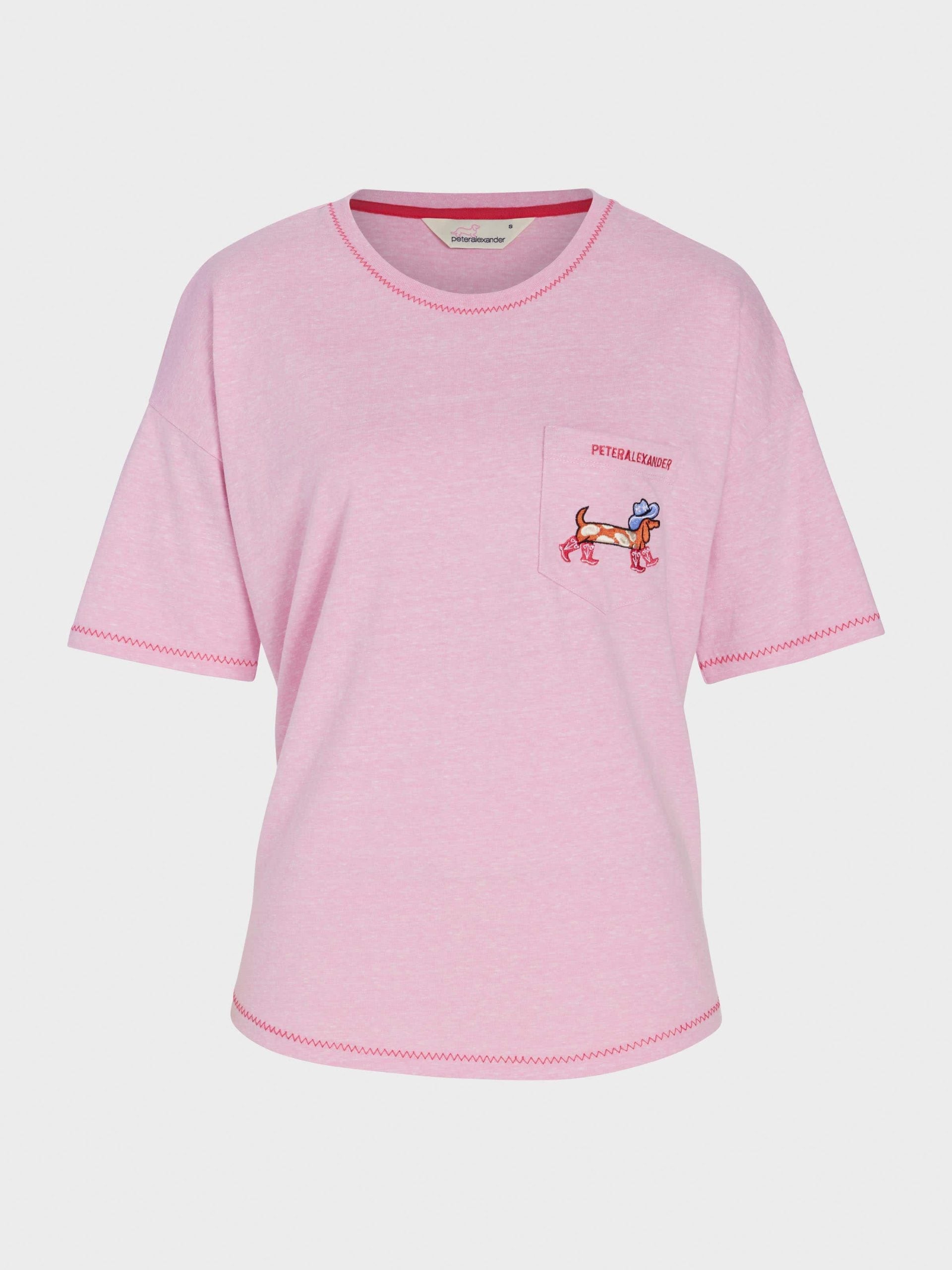 Cowdog Tee Pale Pink