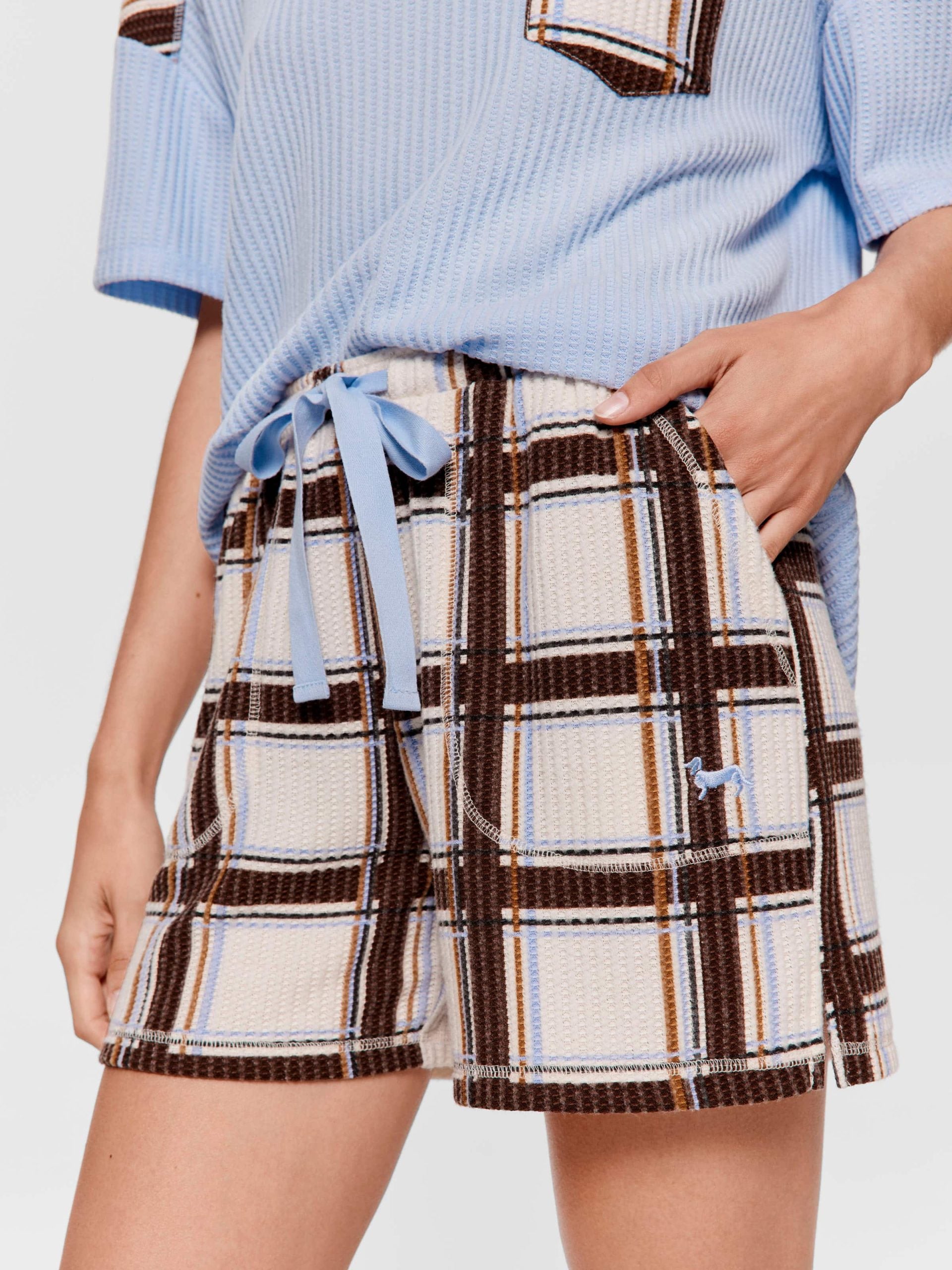 Waffle Check Long Short Multi