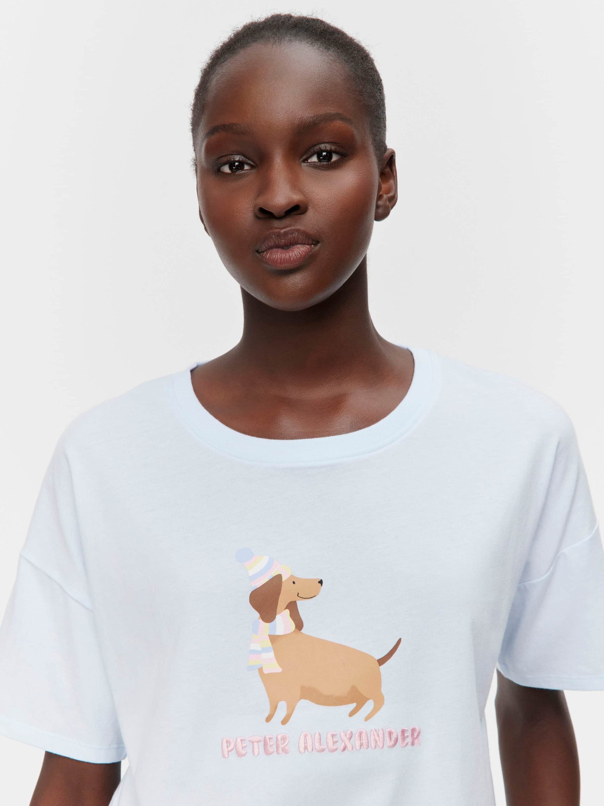 Beanie Dog Tee Blue