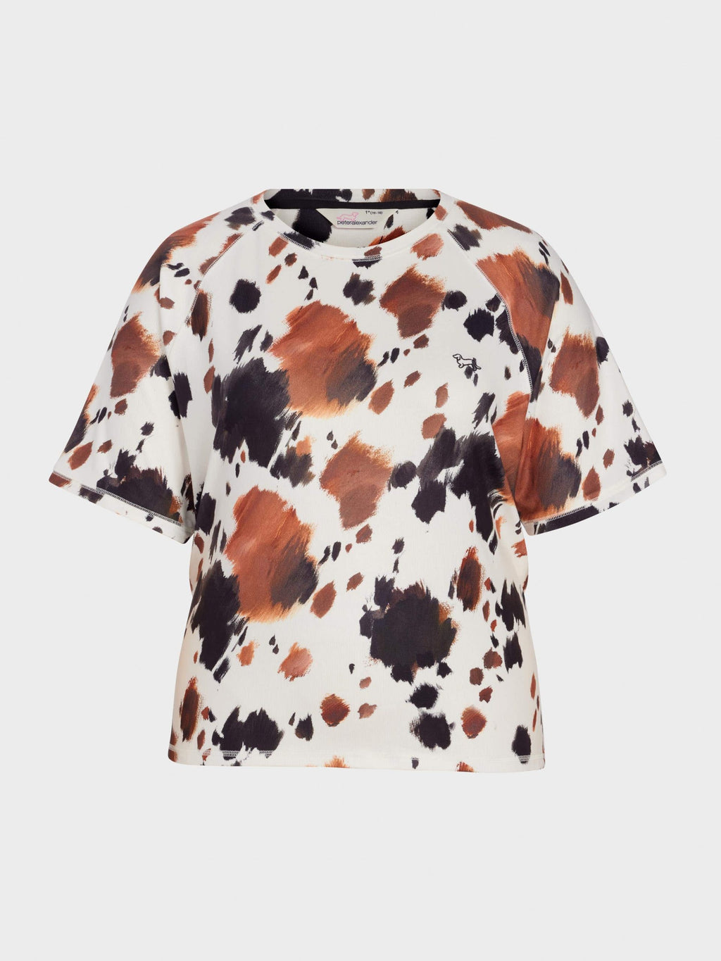 P.A. Plus Cow Plush Oversized Tee Multi