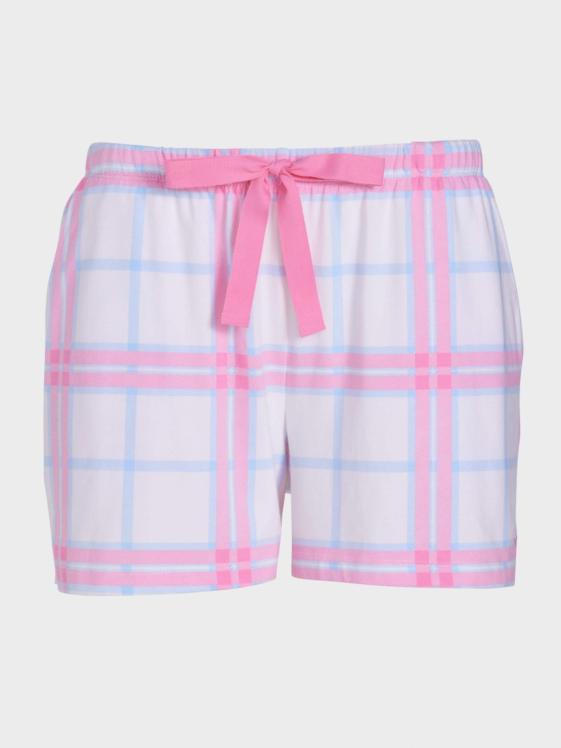 Cream Check Mid Short multi