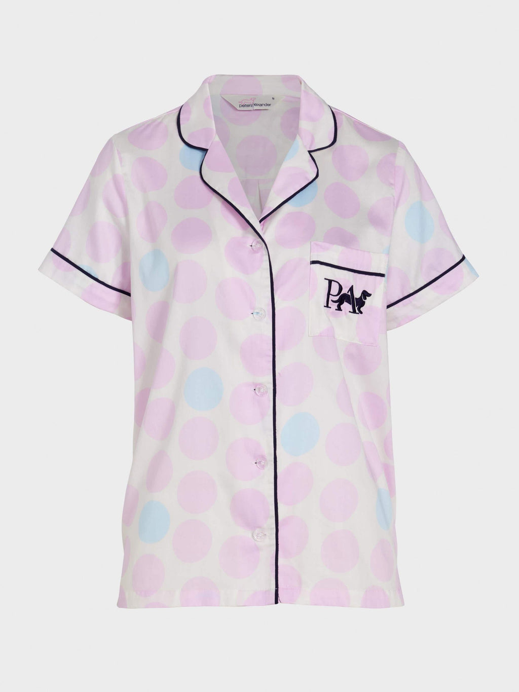 Lilac Multi Spot Short Sleeve Shirt multi