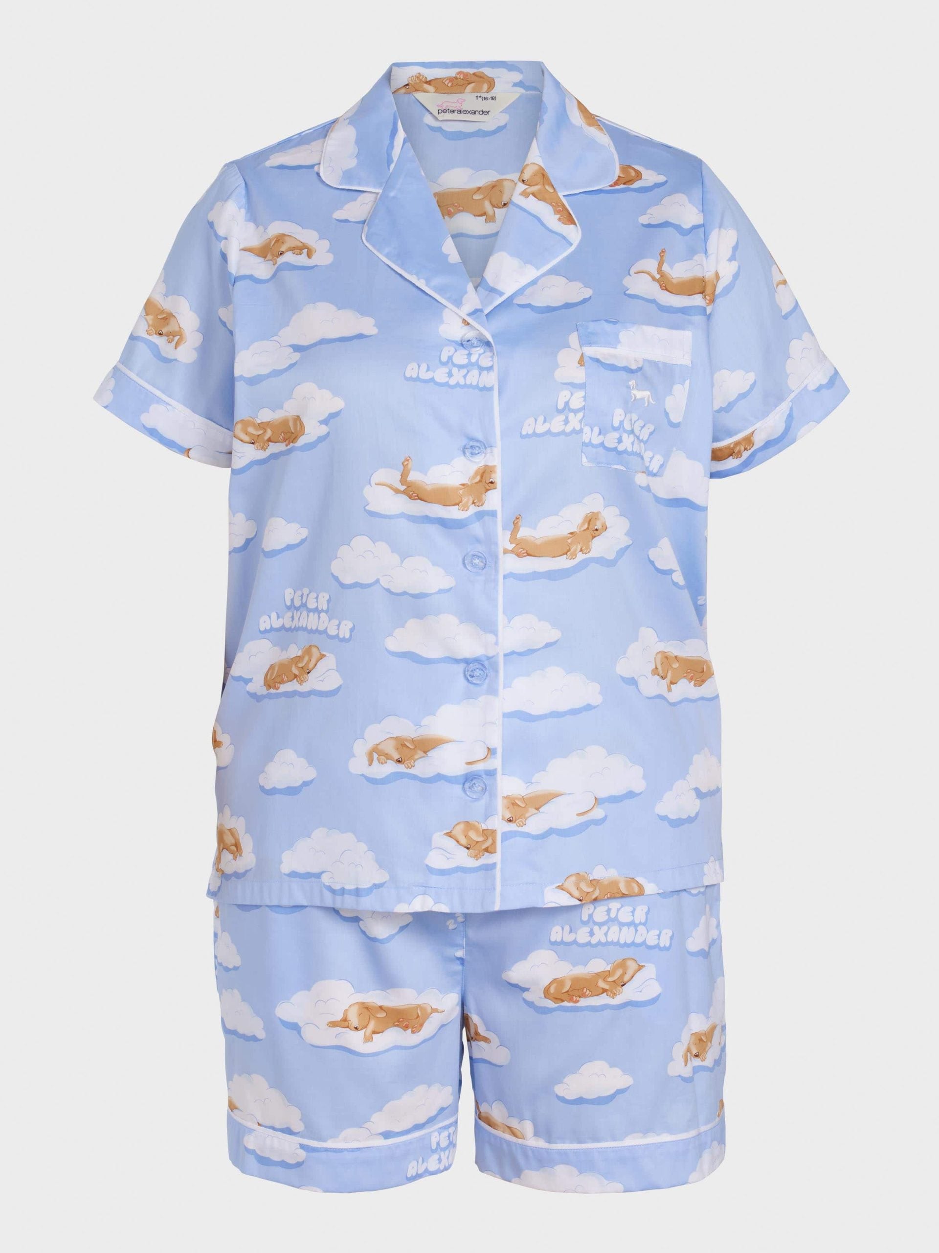 P.A. Plus Penny On A Cloud Shortie Pj Set Multi