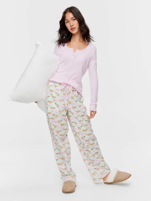 Mint Penny Flannelette Pj Pant multi