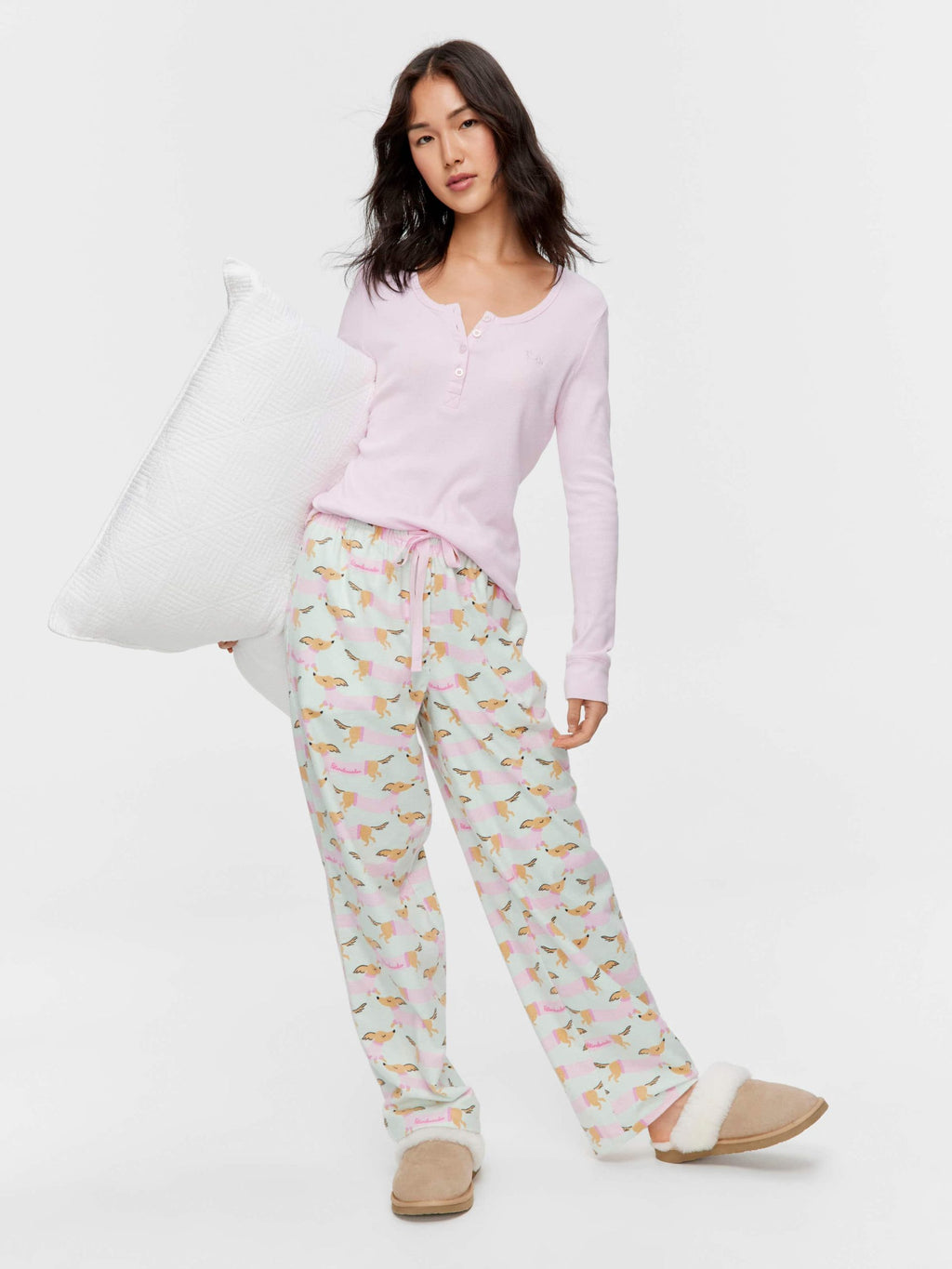Mint Penny Flannelette Pj Pant multi