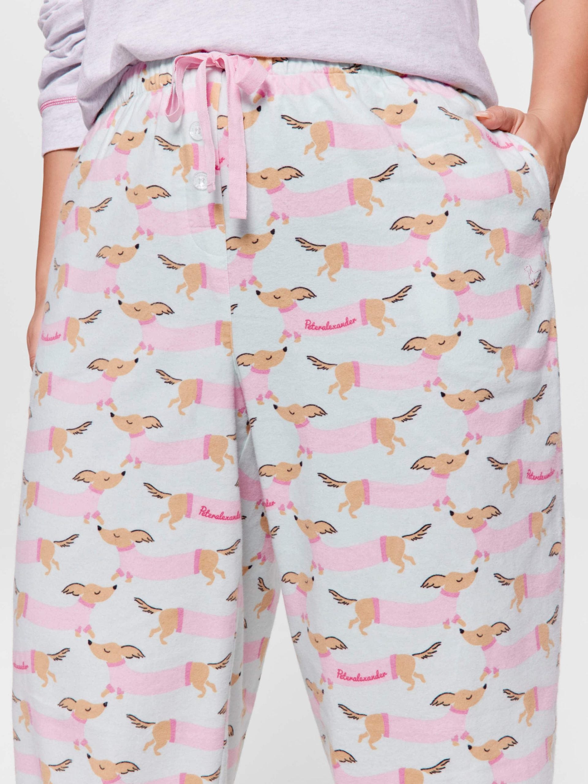 P.A. Plus Mint Penny Flannelette Pj Pant Multi