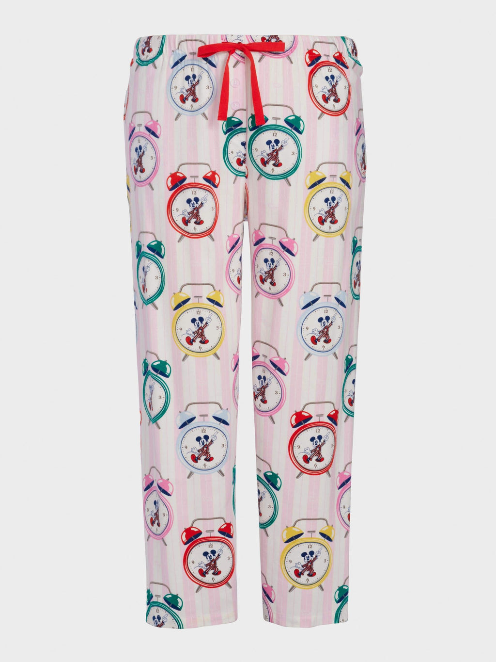 P.A. Plus Mickey Mouse Clocks Bamboo Flannelette Classic Pj Pant Multi