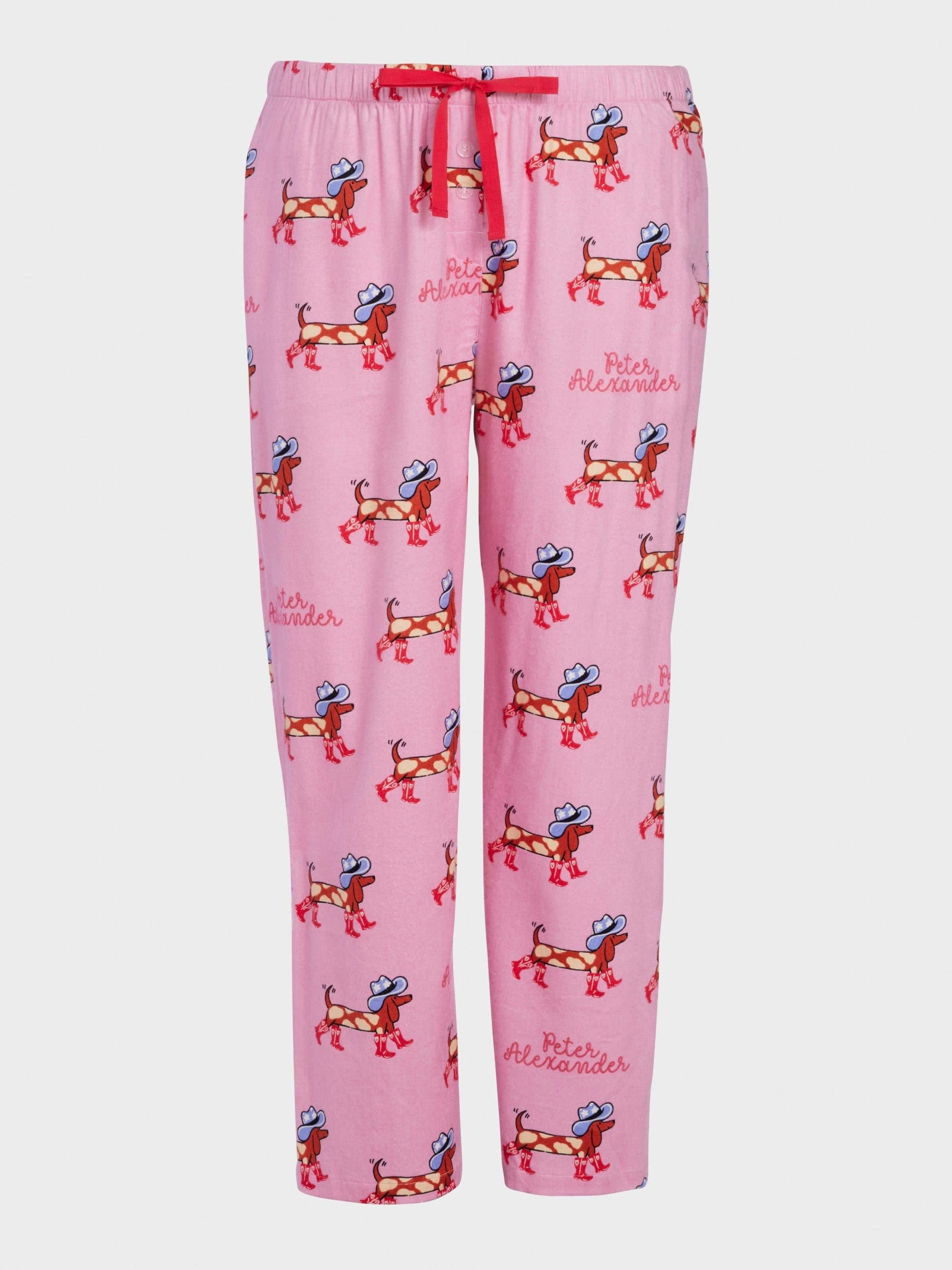 P.A. Plus Cowdog Bamboo Flannelette Classic Pj Pant Multi