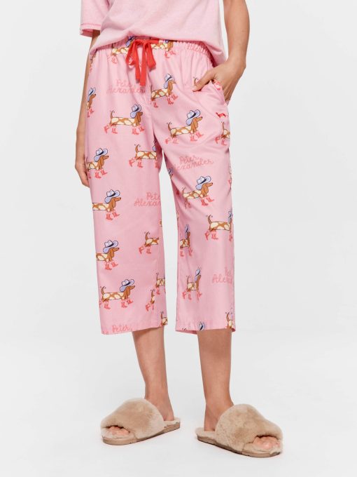 Cowdog 100% Cotton 3/4 Pj Pant Multi