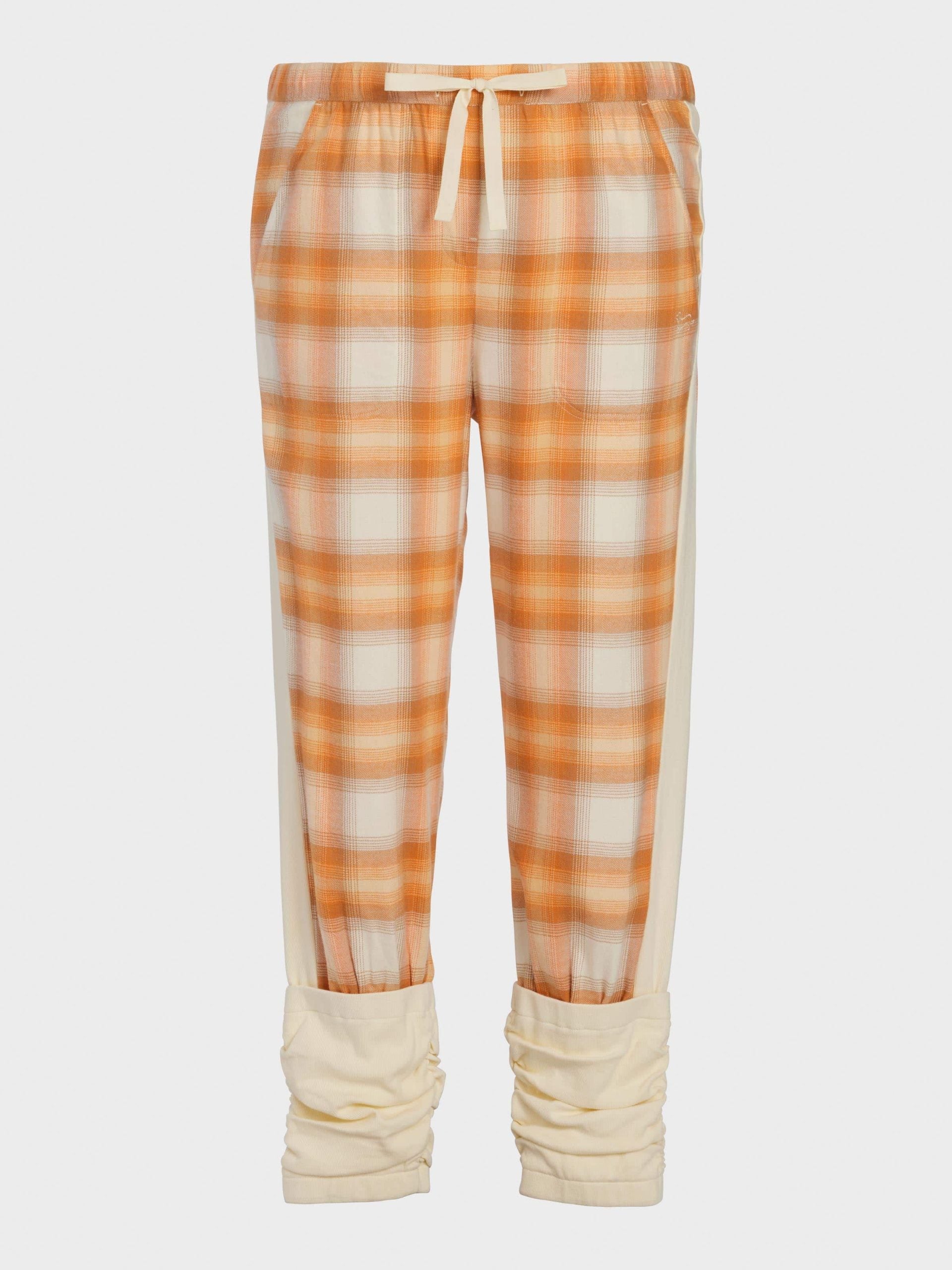P.A. Plus Cowgirl Check Bamboo Flannelette Legwarmer Pj Pant Multi