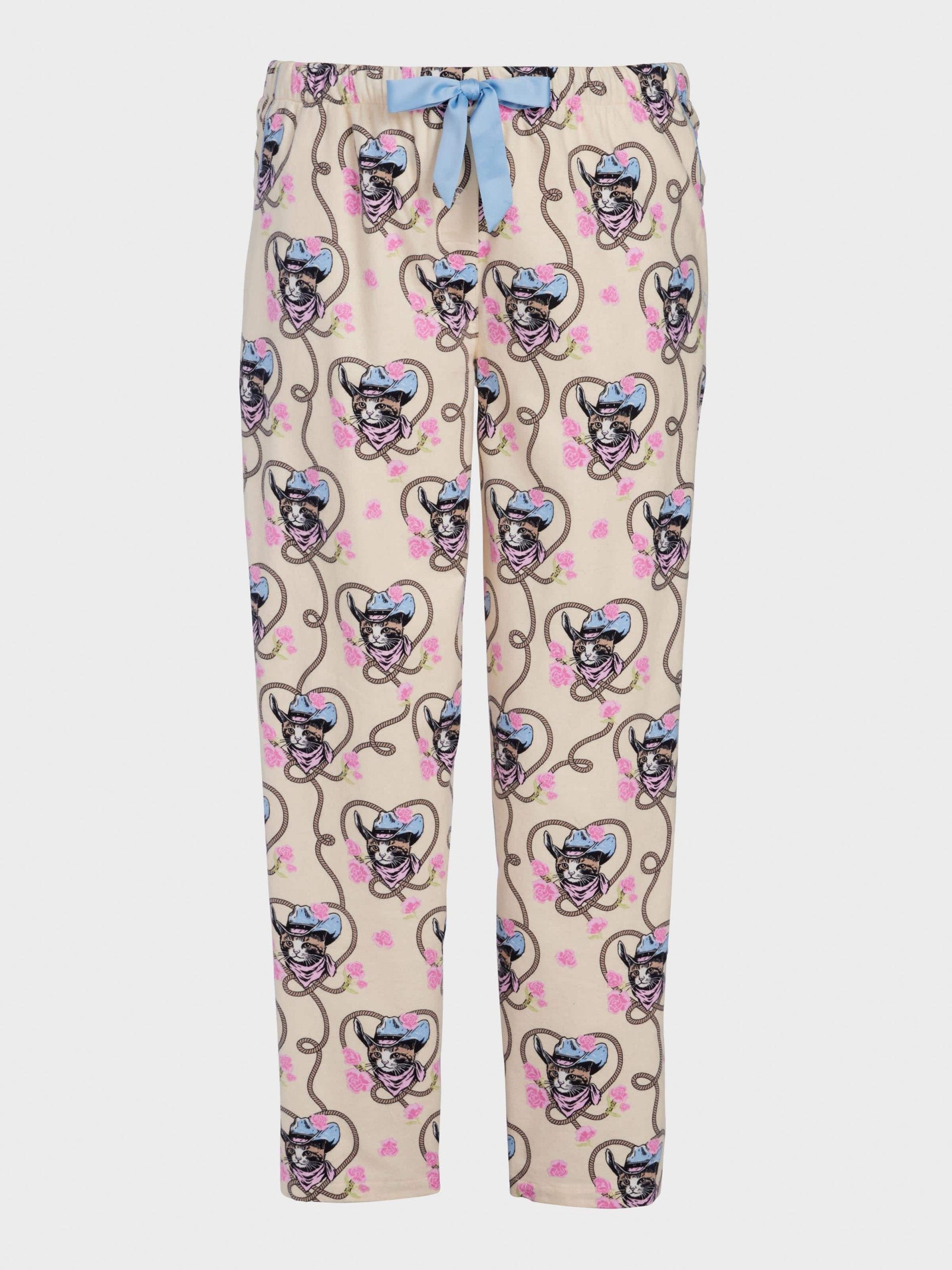 P.A. Plus Cowboy Kitty Flannelette Classic Pj Pant Multi