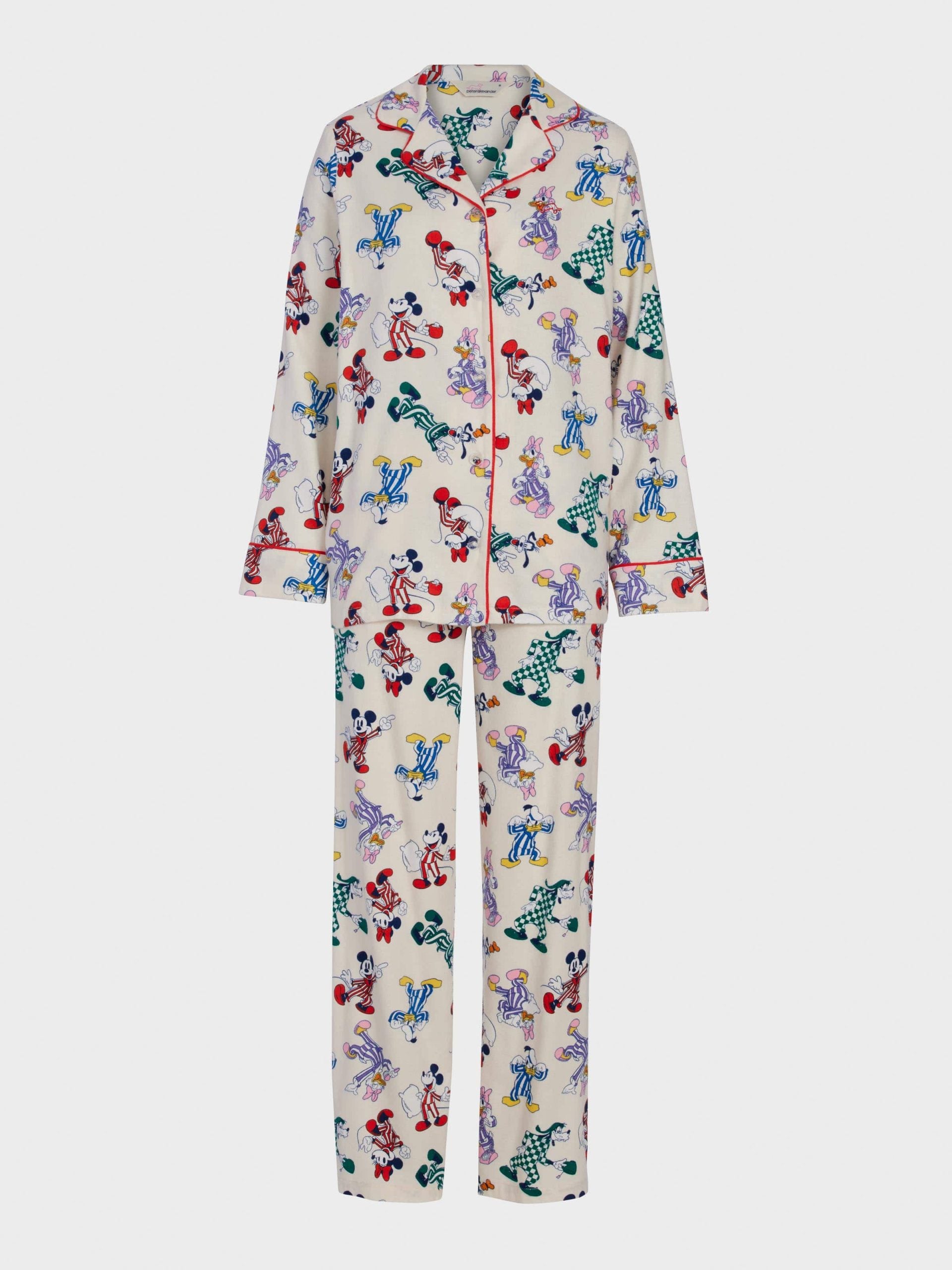 Mickey Mouse &amp; Friends Bamboo Flannelette Classic Pj Set Multi