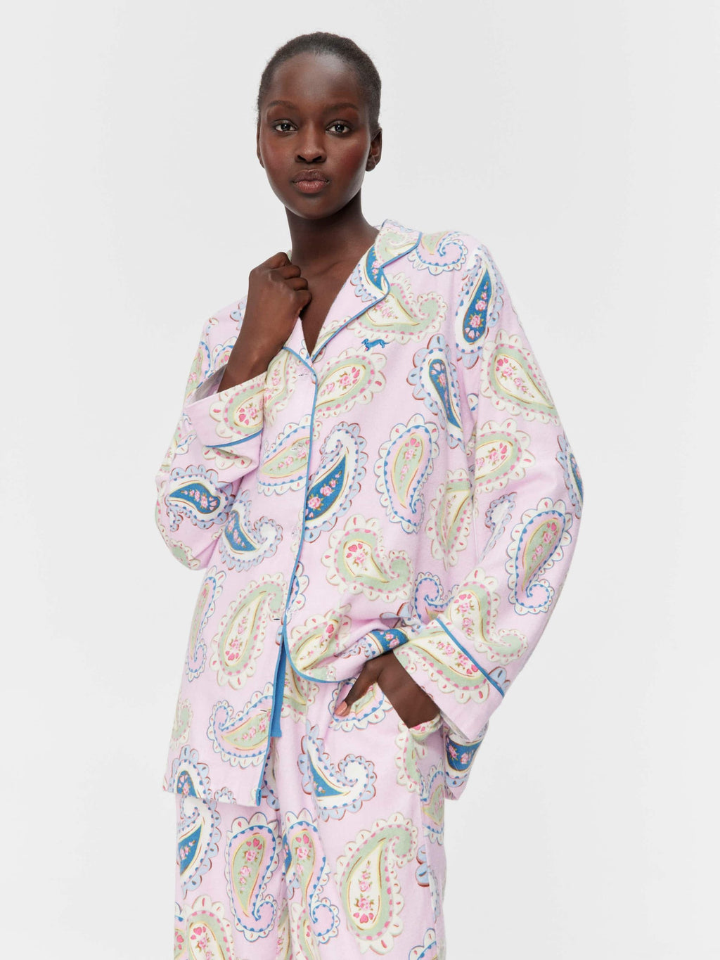 Cowgirl Paisley Bamboo Flannelette Classic Pj Set Multi