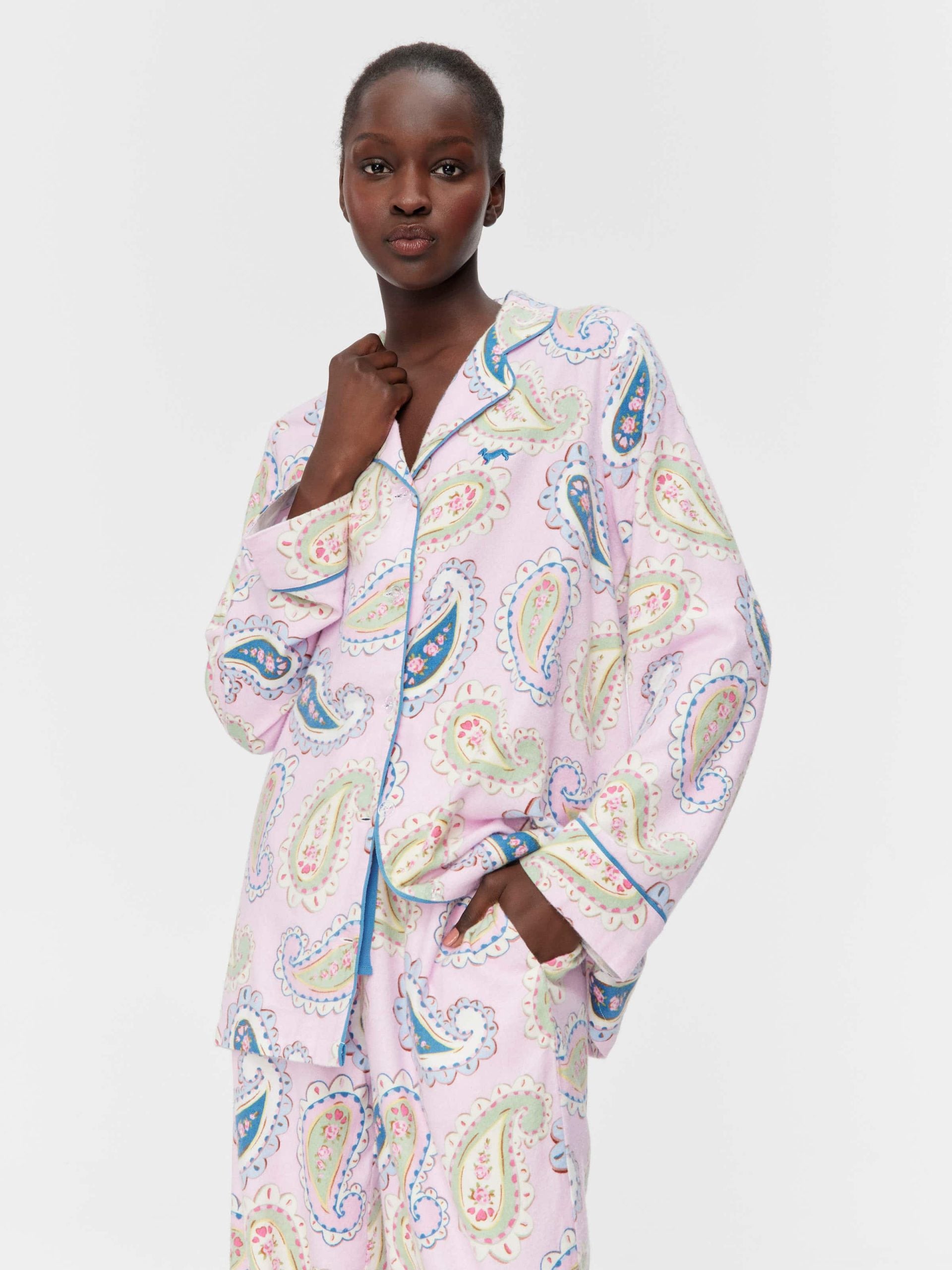 Cowgirl Paisley Bamboo Flannelette Classic Pj Set Multi