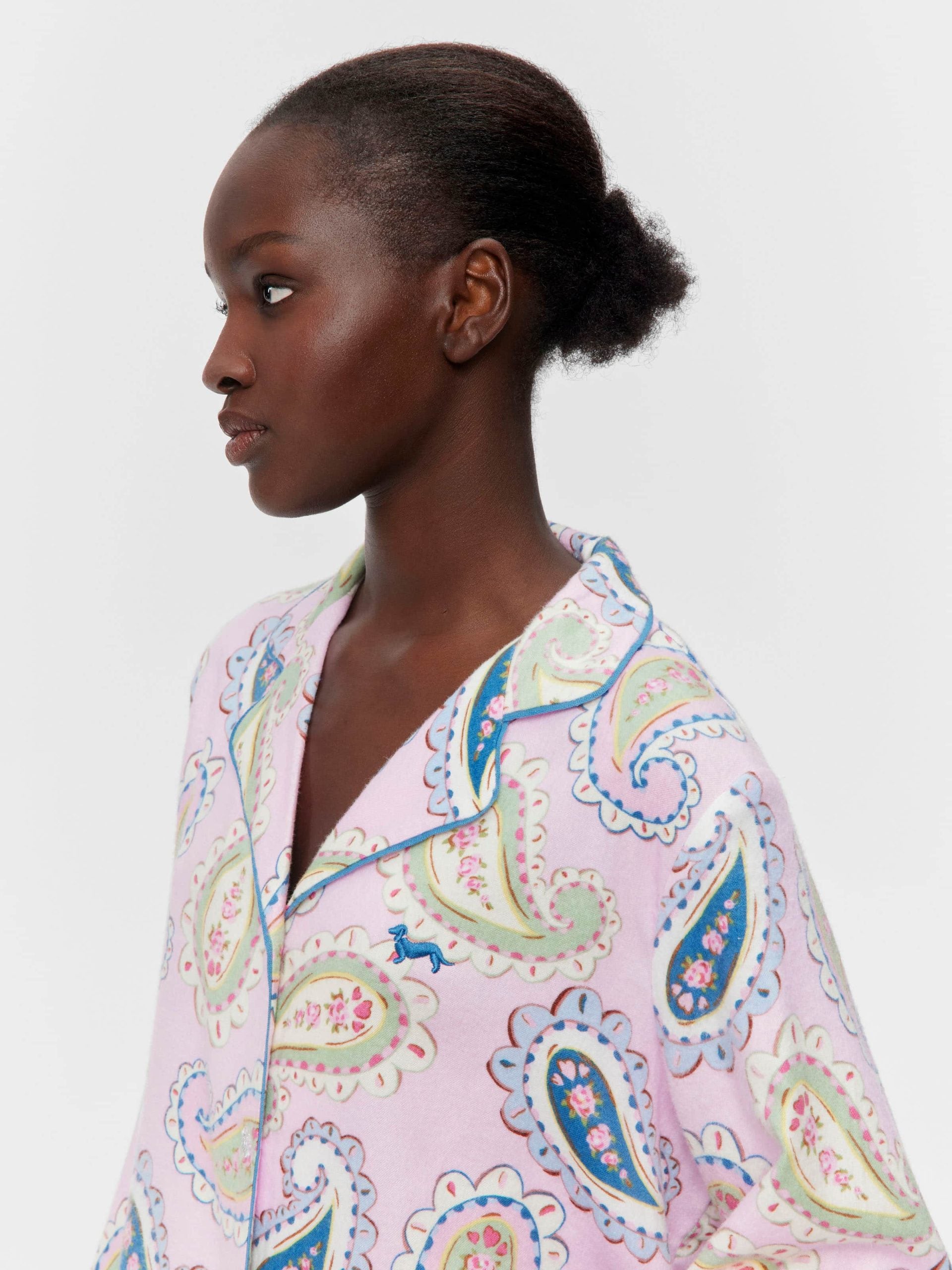 Cowgirl Paisley Bamboo Flannelette Classic Pj Set Multi