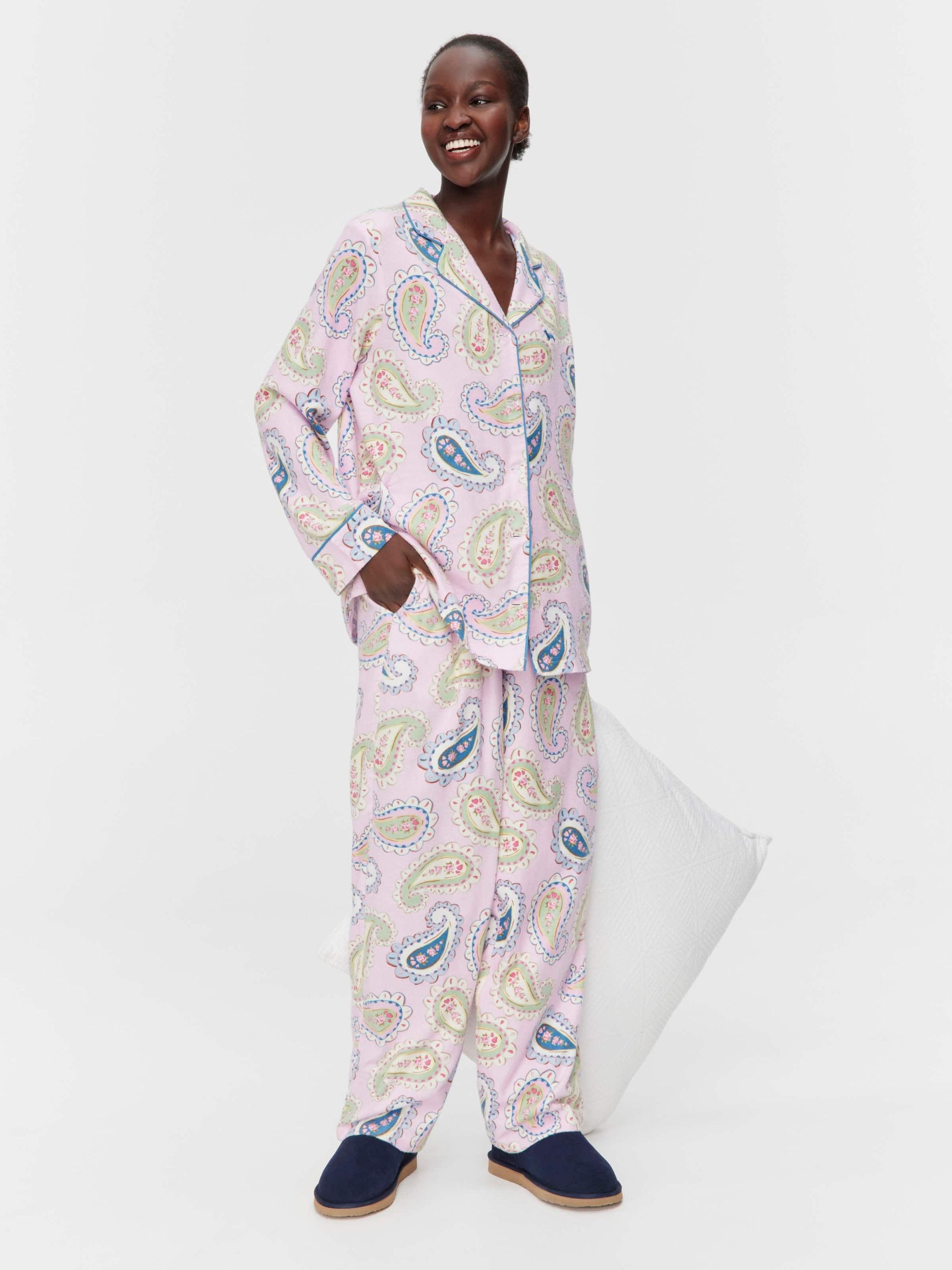Cowgirl Paisley Bamboo Flannelette Classic Pj Set Multi
