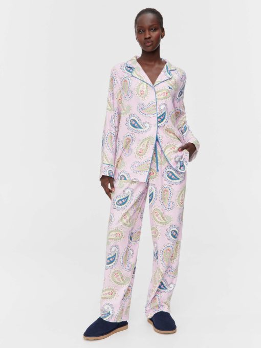 Cowgirl Paisley Bamboo Flannelette Classic Pj Set Multi