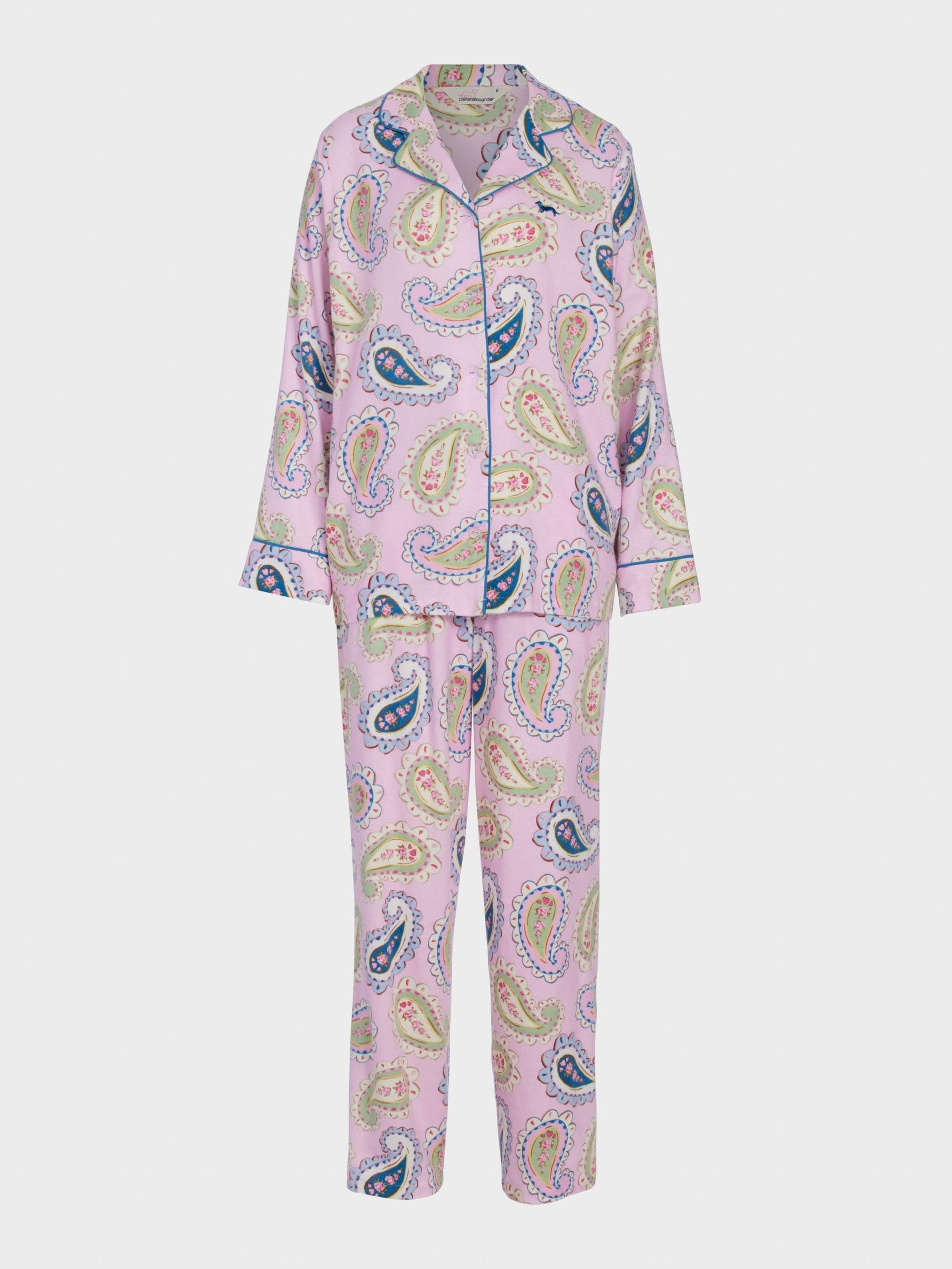 Cowgirl Paisley Bamboo Flannelette Classic Pj Set Multi