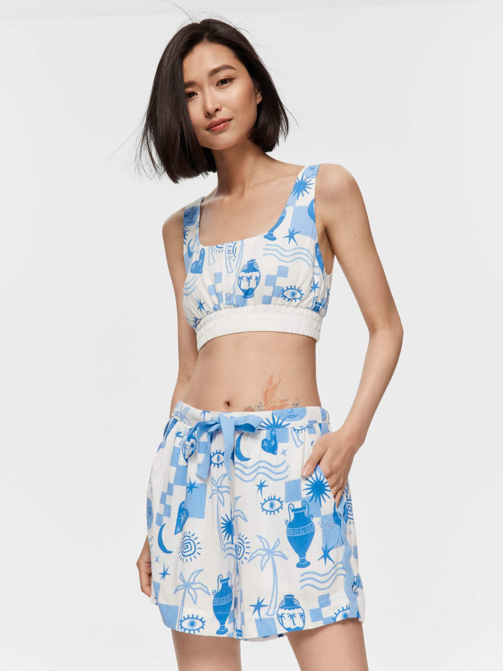 Icon Crop Top multi