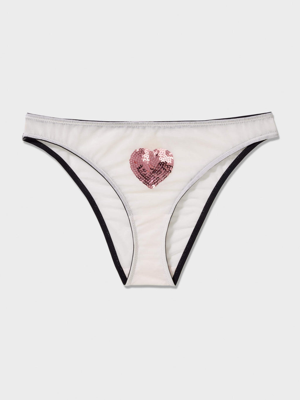 Sequin Heart Brief multi