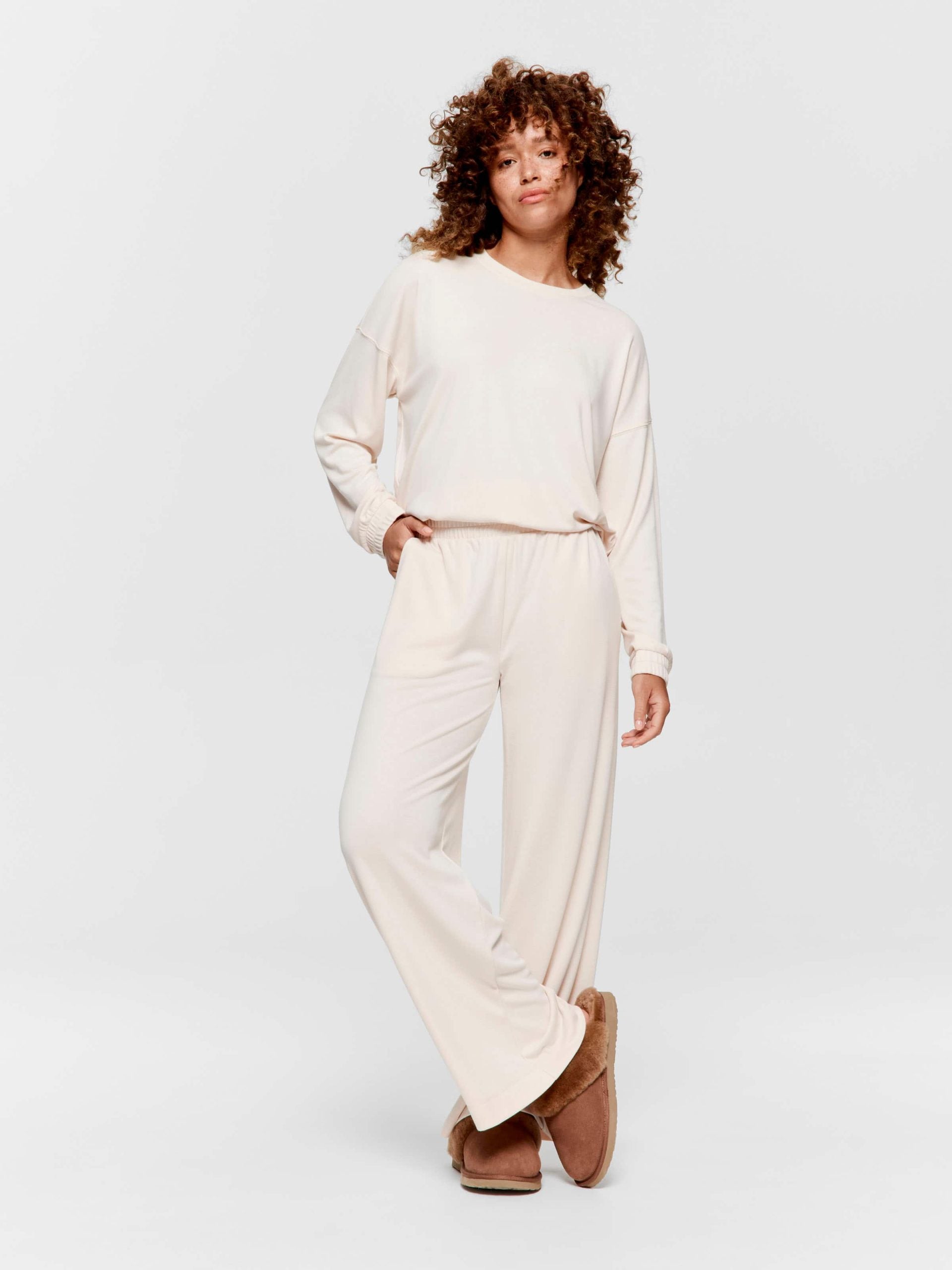 Caramel Wide Leg Pj Pant caramel