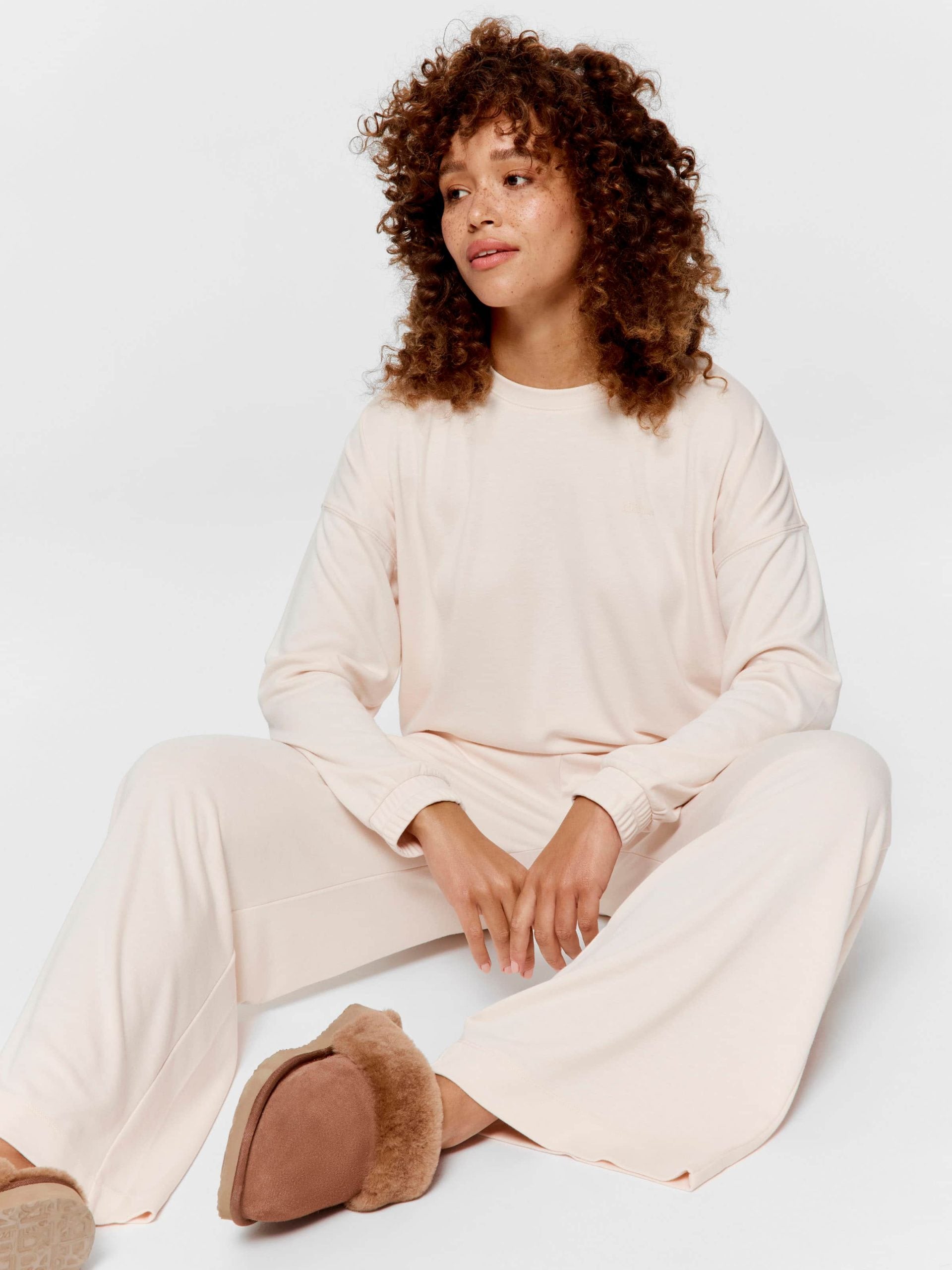 Caramel Wide Leg Pj Pant caramel