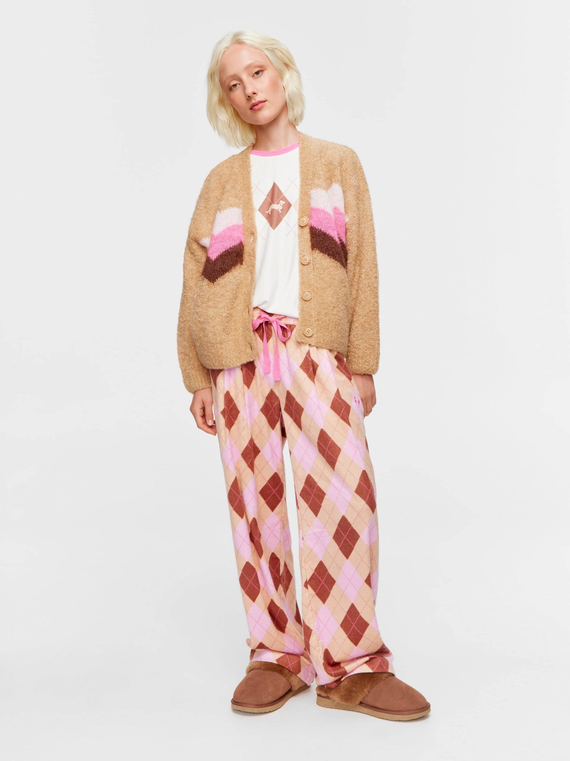 Zig Zag Knit Cardi multi