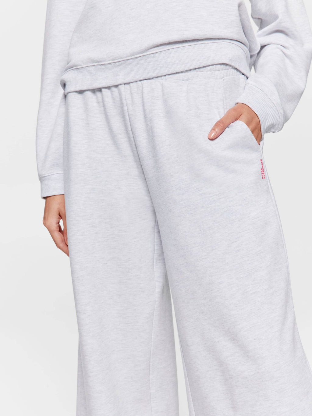 Grey Straight Leg Pj Pant greymarle