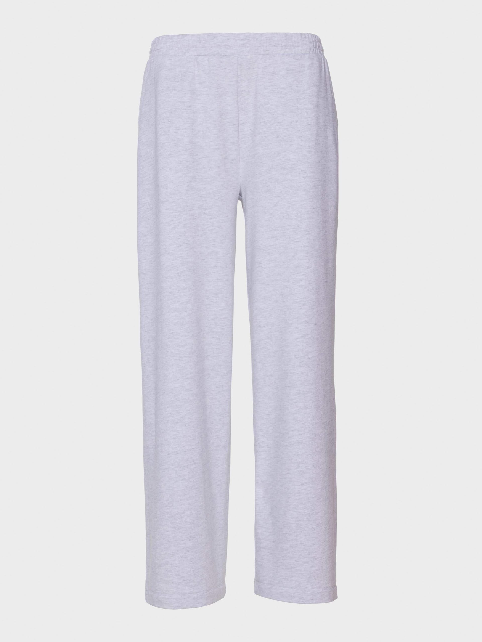 Grey Straight Leg Pj Pant greymarle