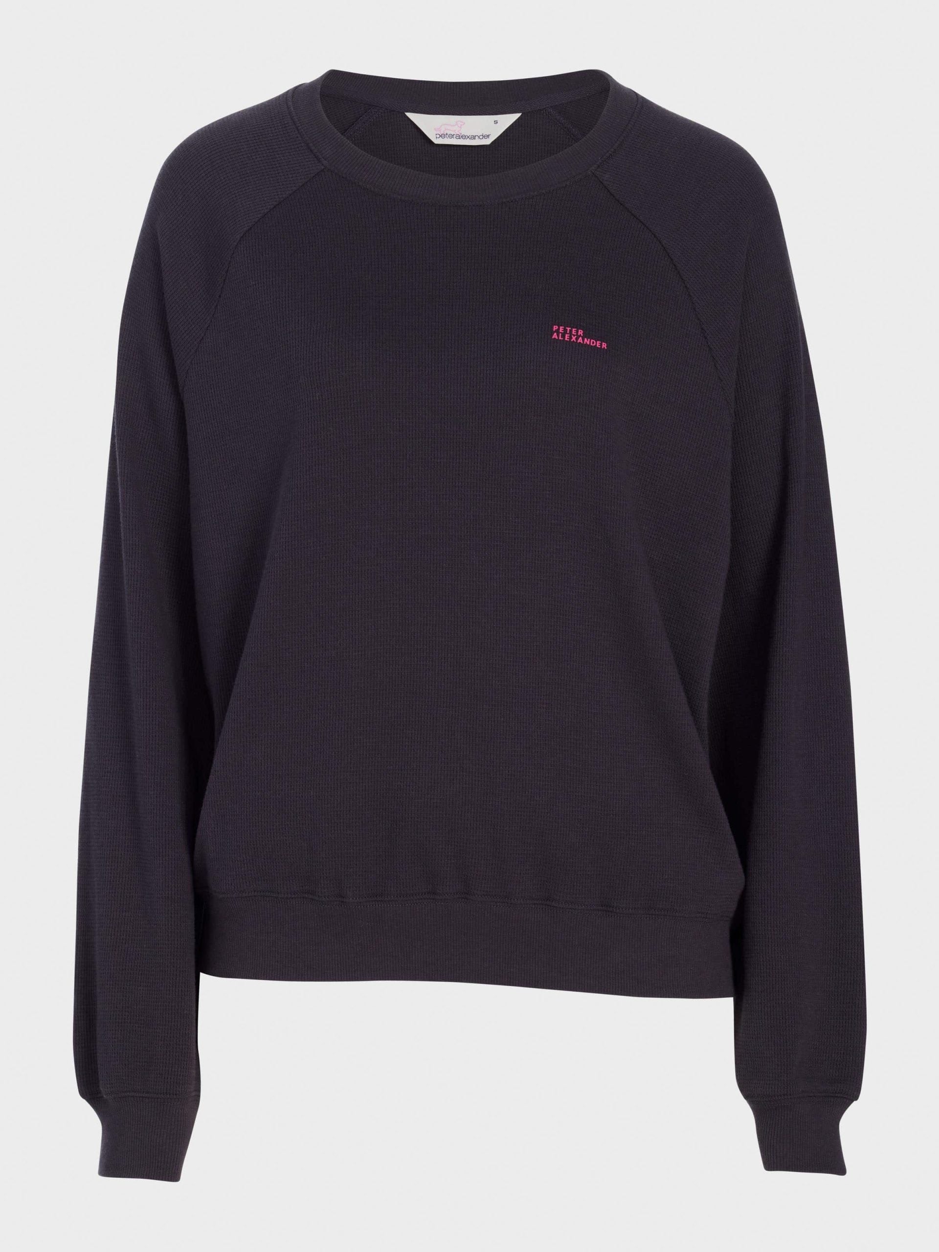 Waffle Sweater charcoal