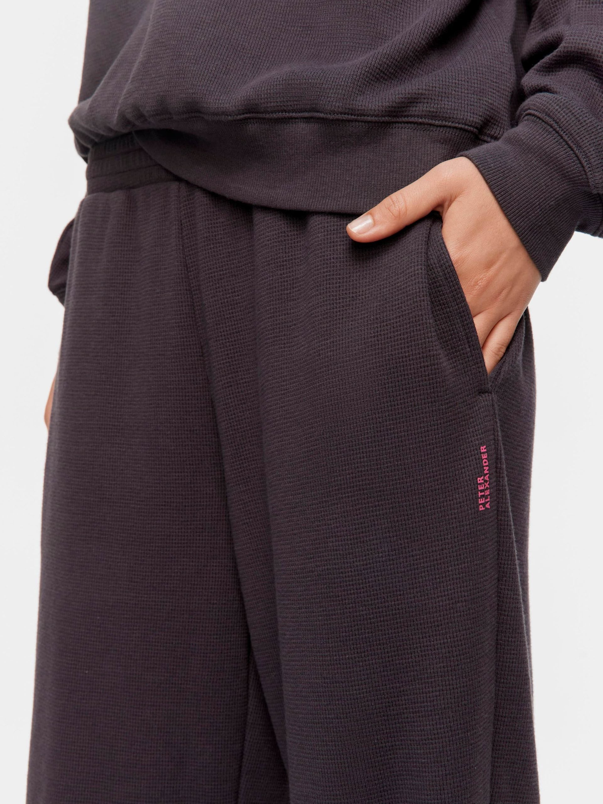 Waffle Track Pj Pant charcoal