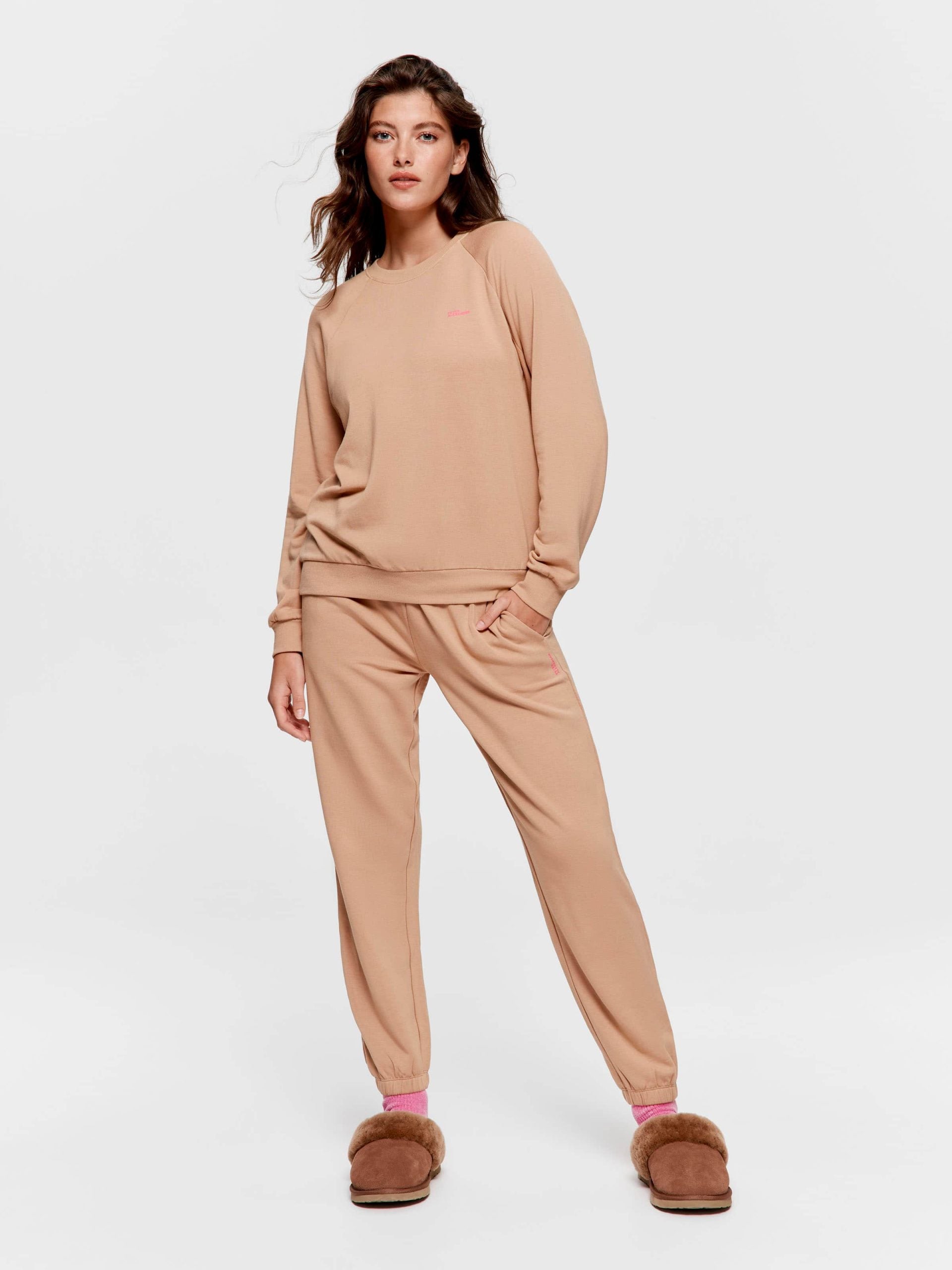 Teddy Fleece Sweater brown