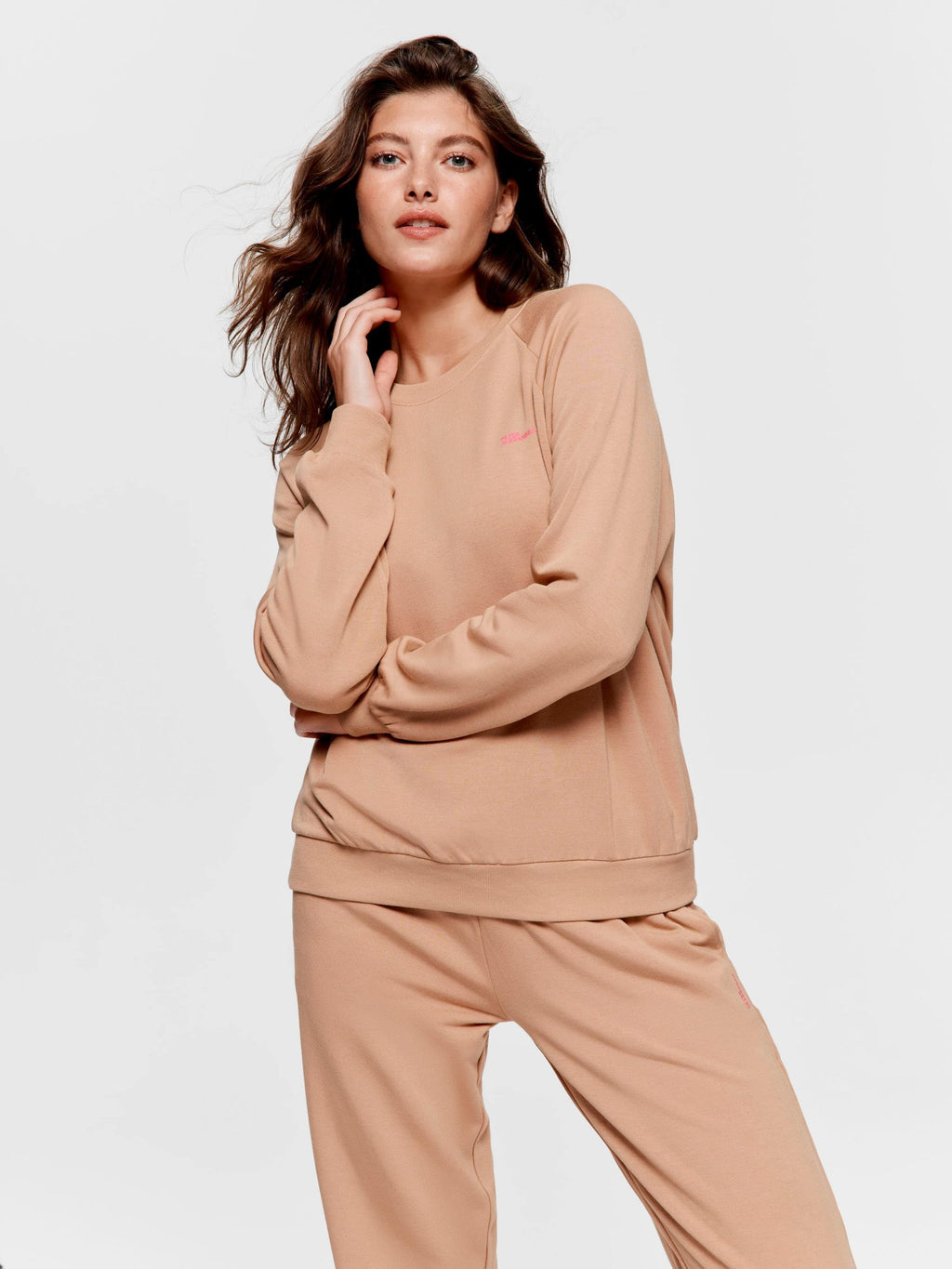 Teddy Fleece Sweater brown