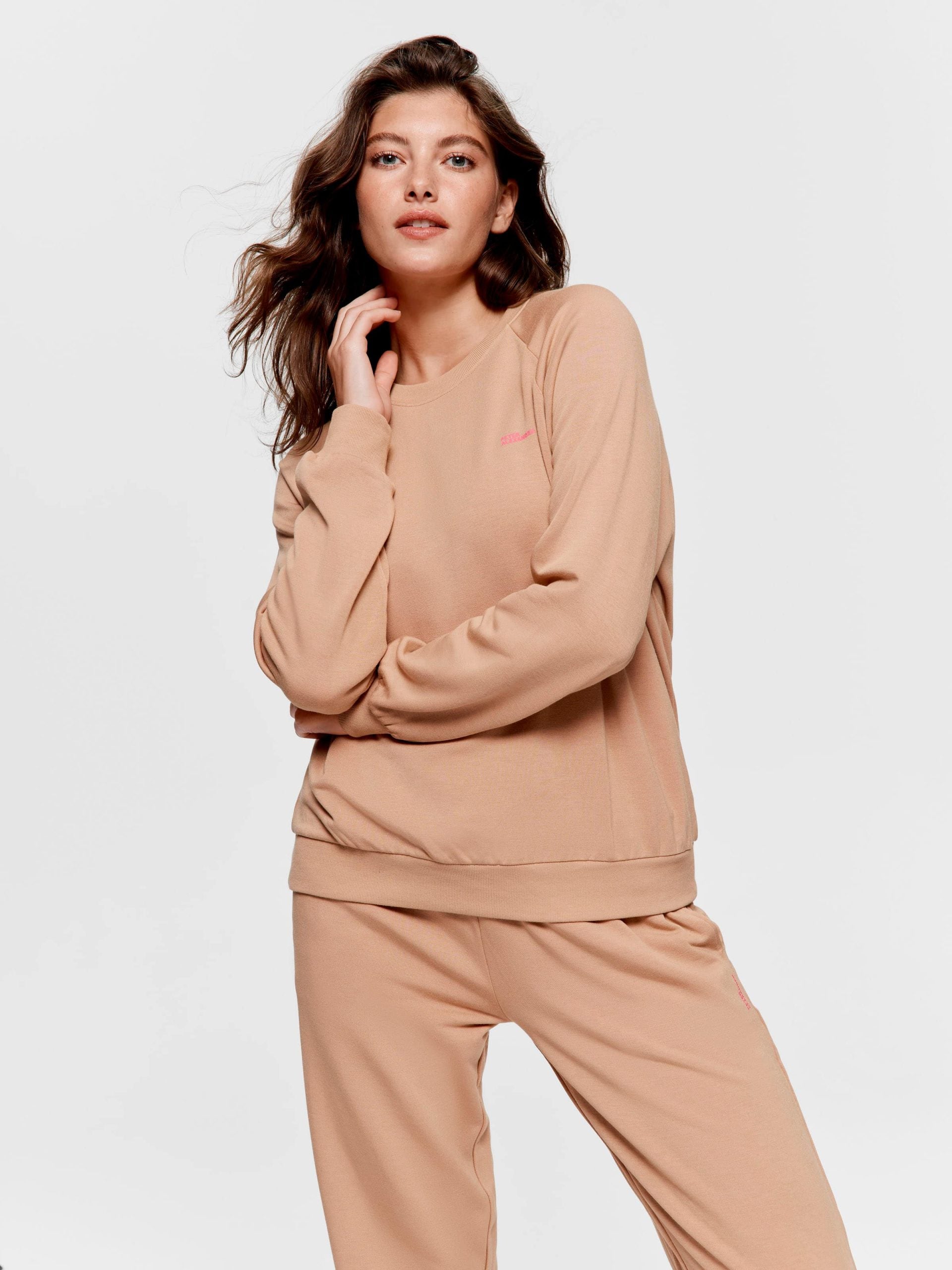 Teddy Fleece Sweater brown