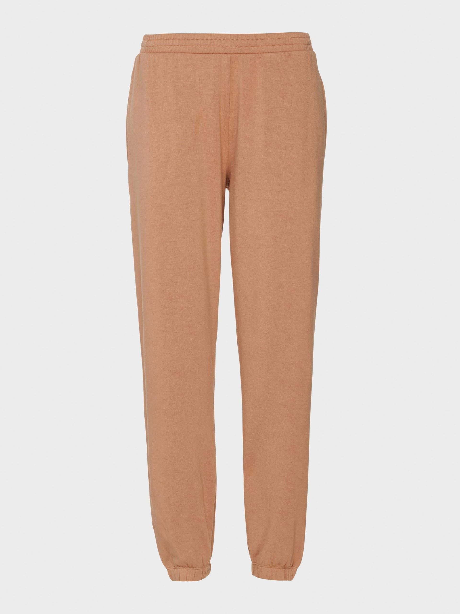 Teddy Fleece Track Pj Pant brown