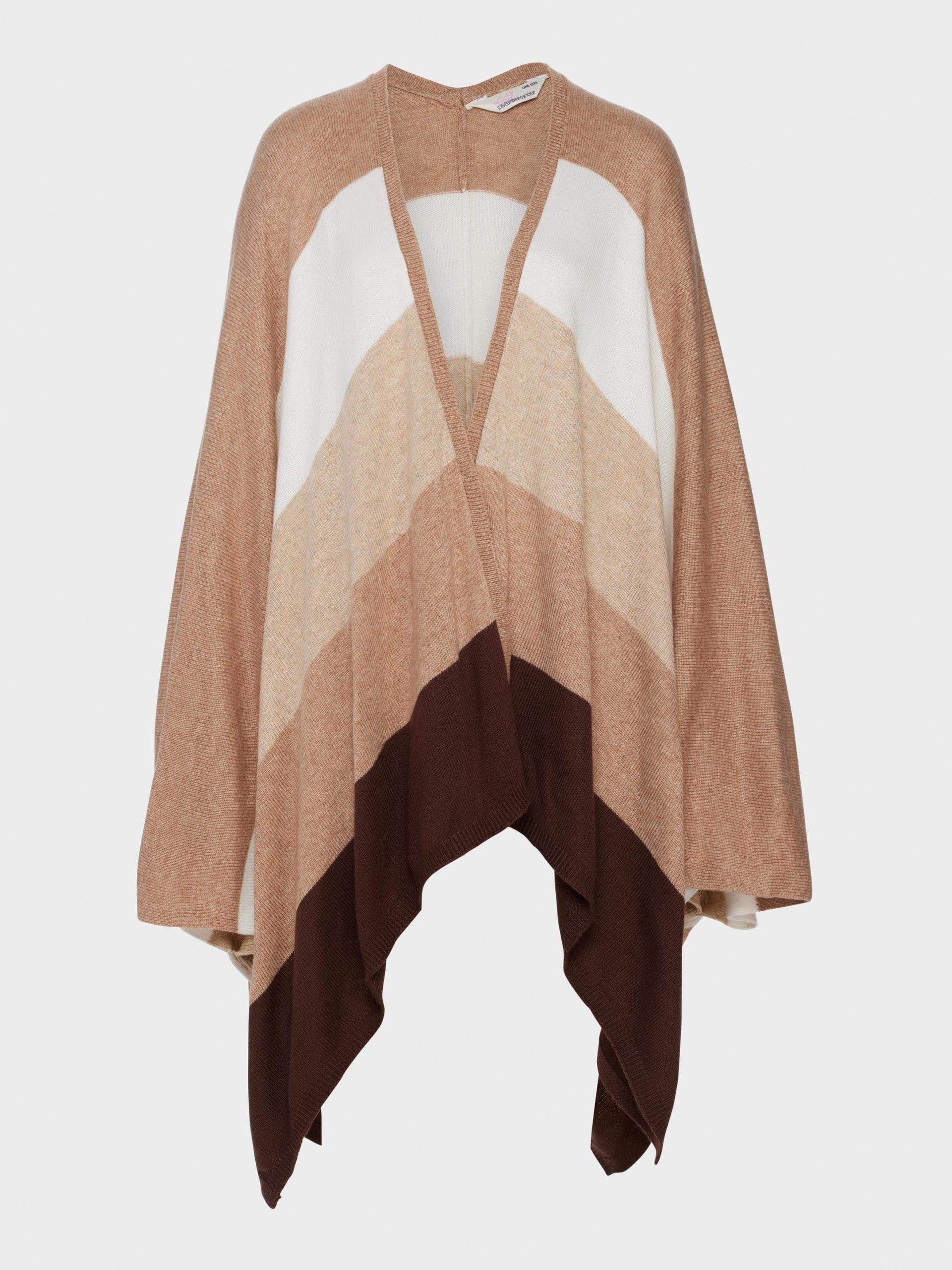 Stripe Poncho multi