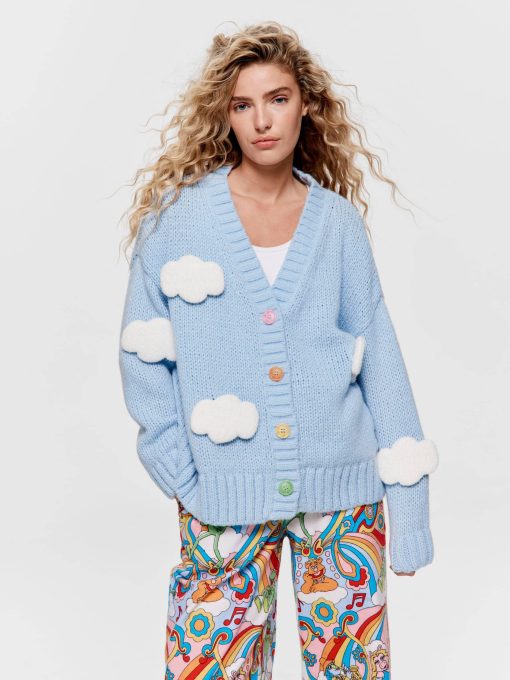 Cloud Knit Cardigan multi