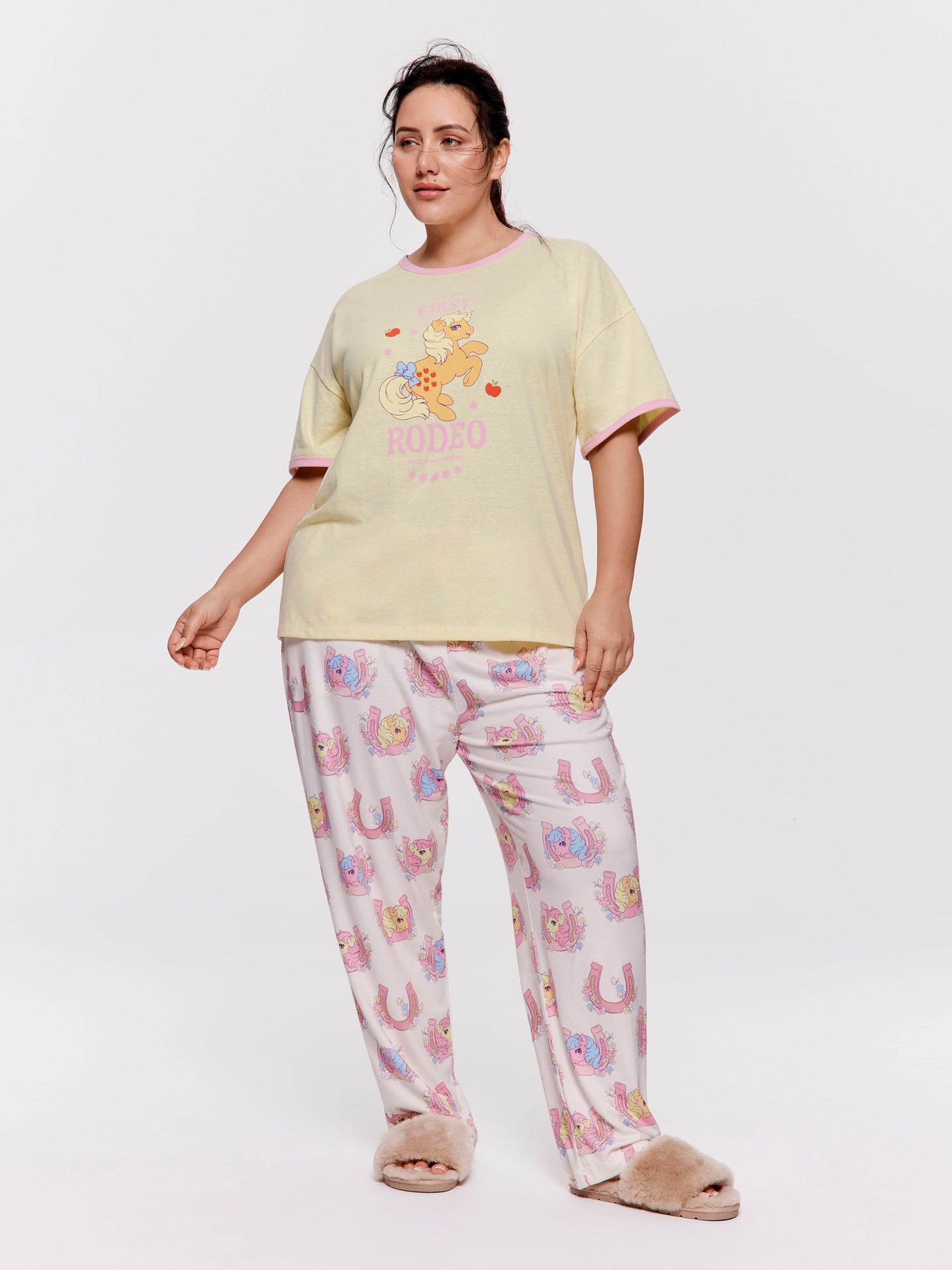 P.A. Plus My Little Pony Rodeo Oversized Tee Yellow