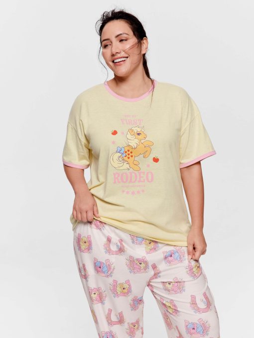 P.A. Plus My Little Pony Rodeo Oversized Tee Yellow