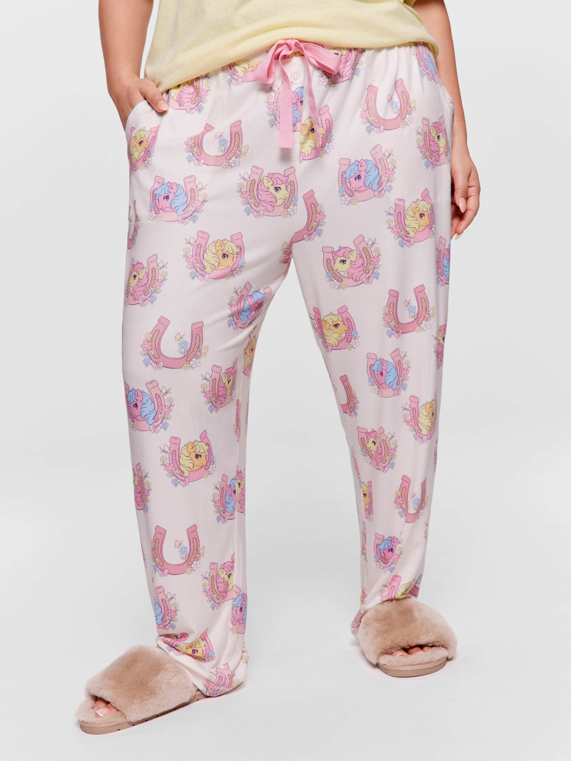 P.A. Plus My Little Pony Rodeo Plush Tapered Pj Pant Multi