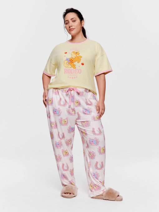 P.A. Plus My Little Pony Rodeo Plush Tapered Pj Pant Multi