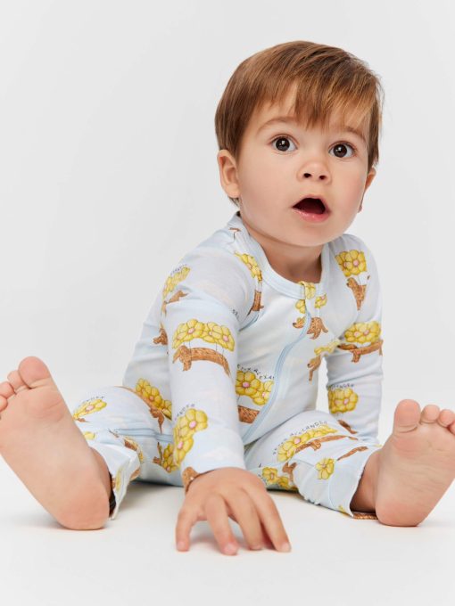 Baby Mulga Print Onesie multi