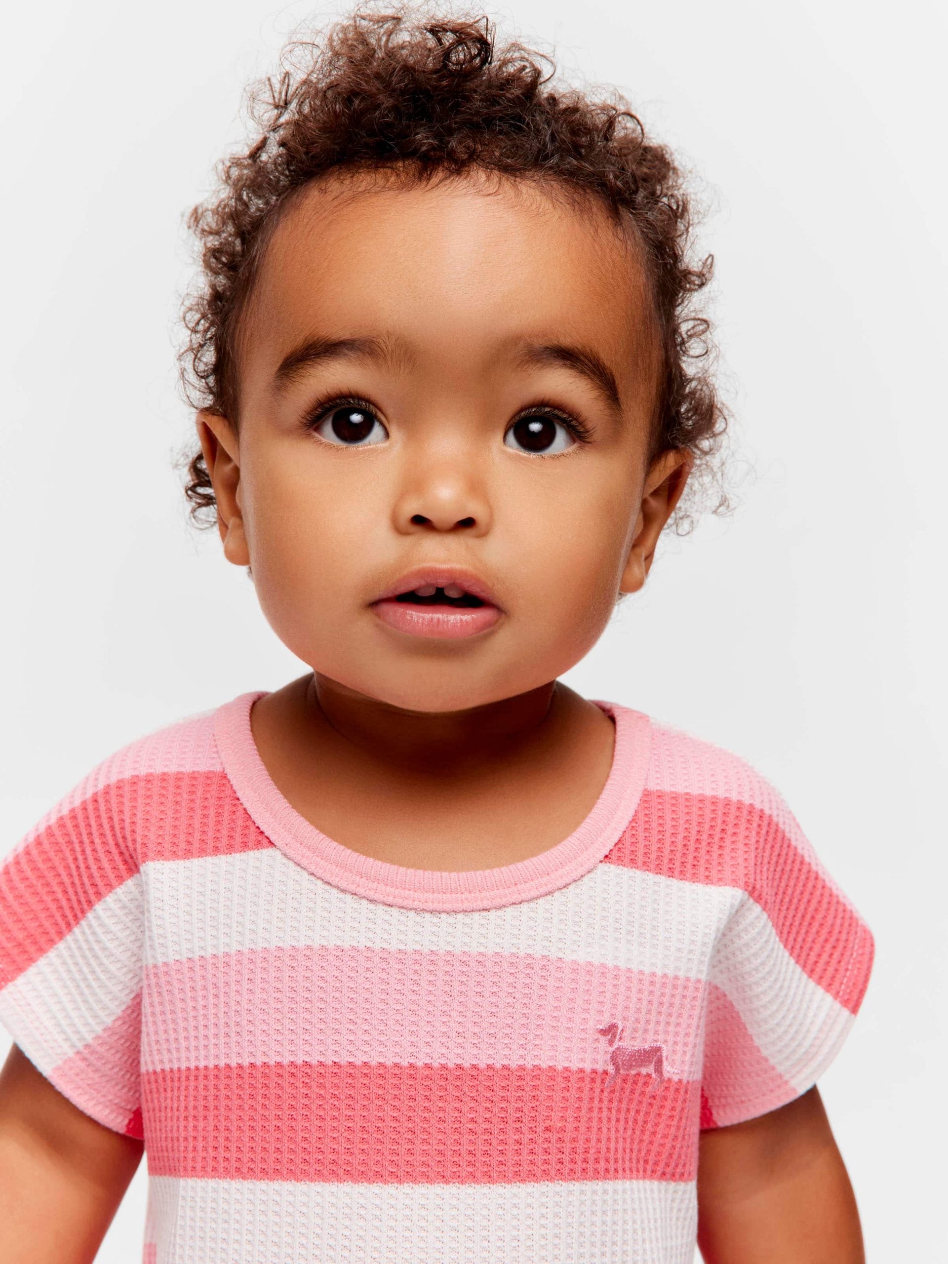 Baby Coral Stripe Short Pj Set multi